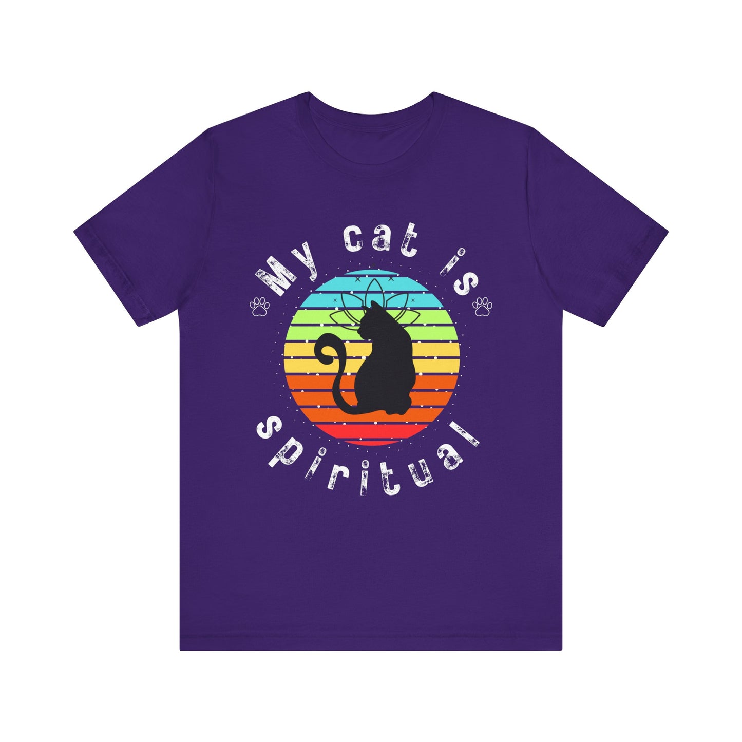 My Cat is Spiritual T-Shirt - Arjuna Rigby Art and Lifestyle Store