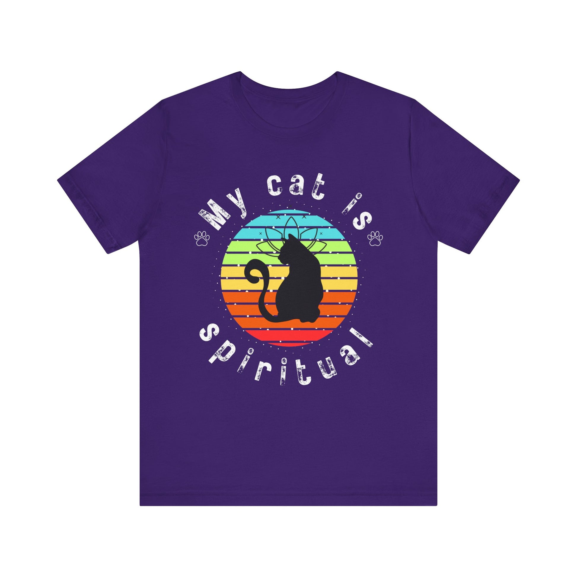 My Cat is Spiritual T-Shirt - Arjuna Rigby Art and Lifestyle Store