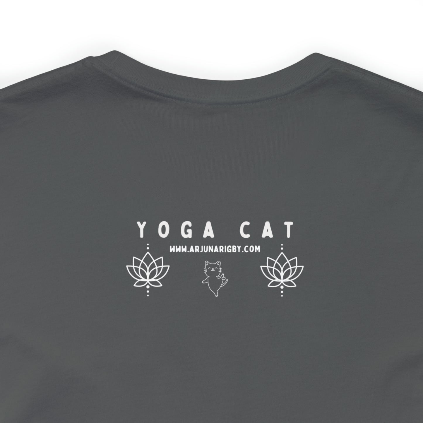 Yoga Cat T-Shirt - Arjuna Rigby Art and Lifestyle Store