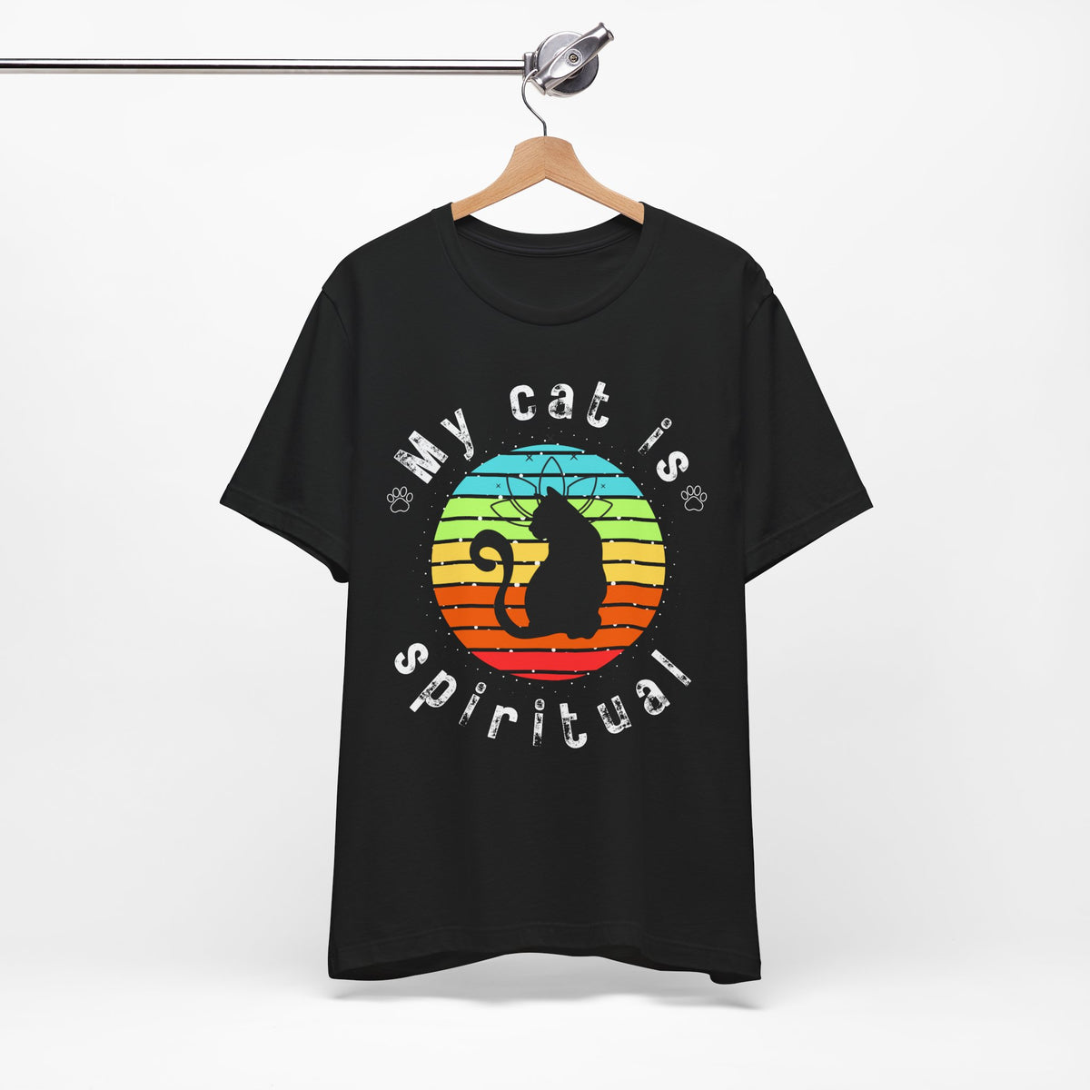 My Cat is Spiritual T-Shirt - Arjuna Rigby Art and Lifestyle Store