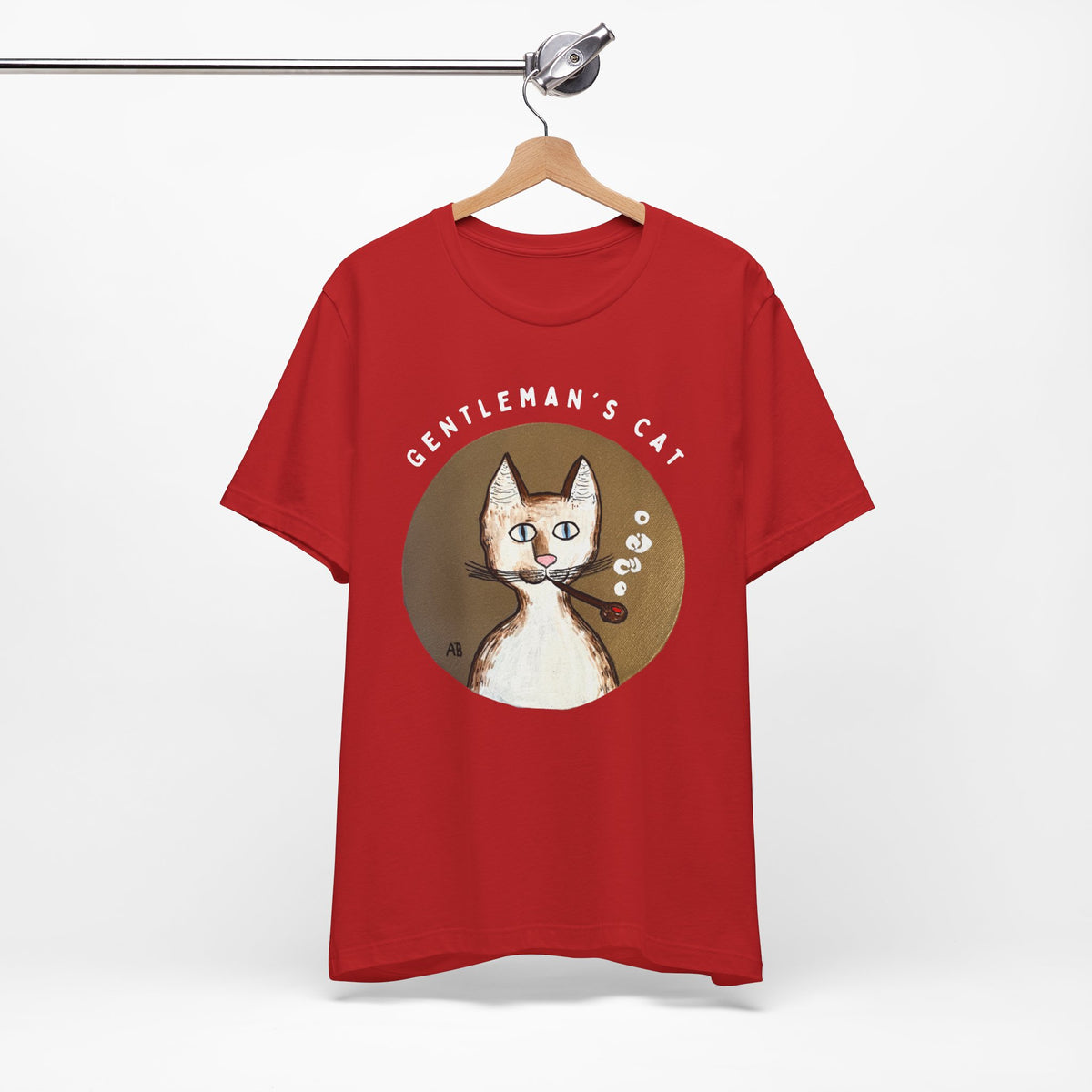 Gentleman's Cat T-Shirt - Arjuna Rigby Art and Lifestyle Store