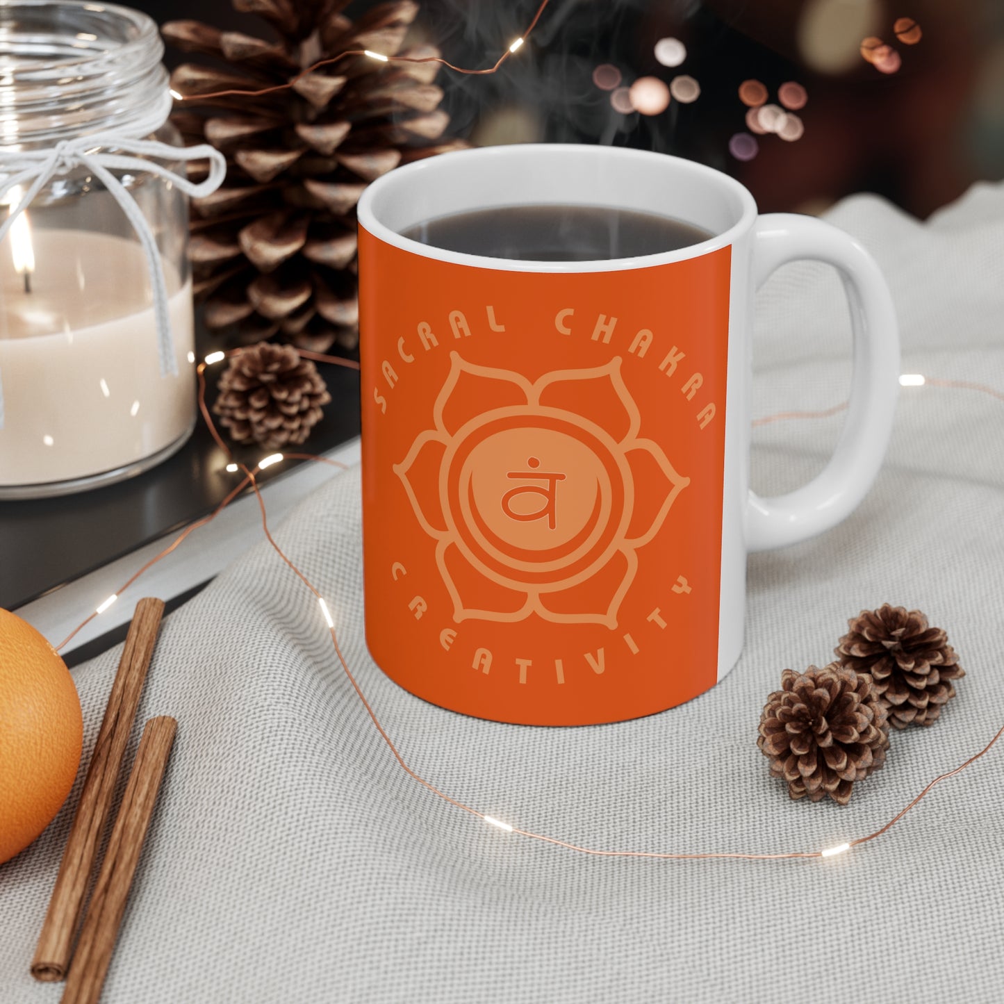 Sacral Chakra Ceramic Mug - Arjuna Rigby Art and Lifestyle Store