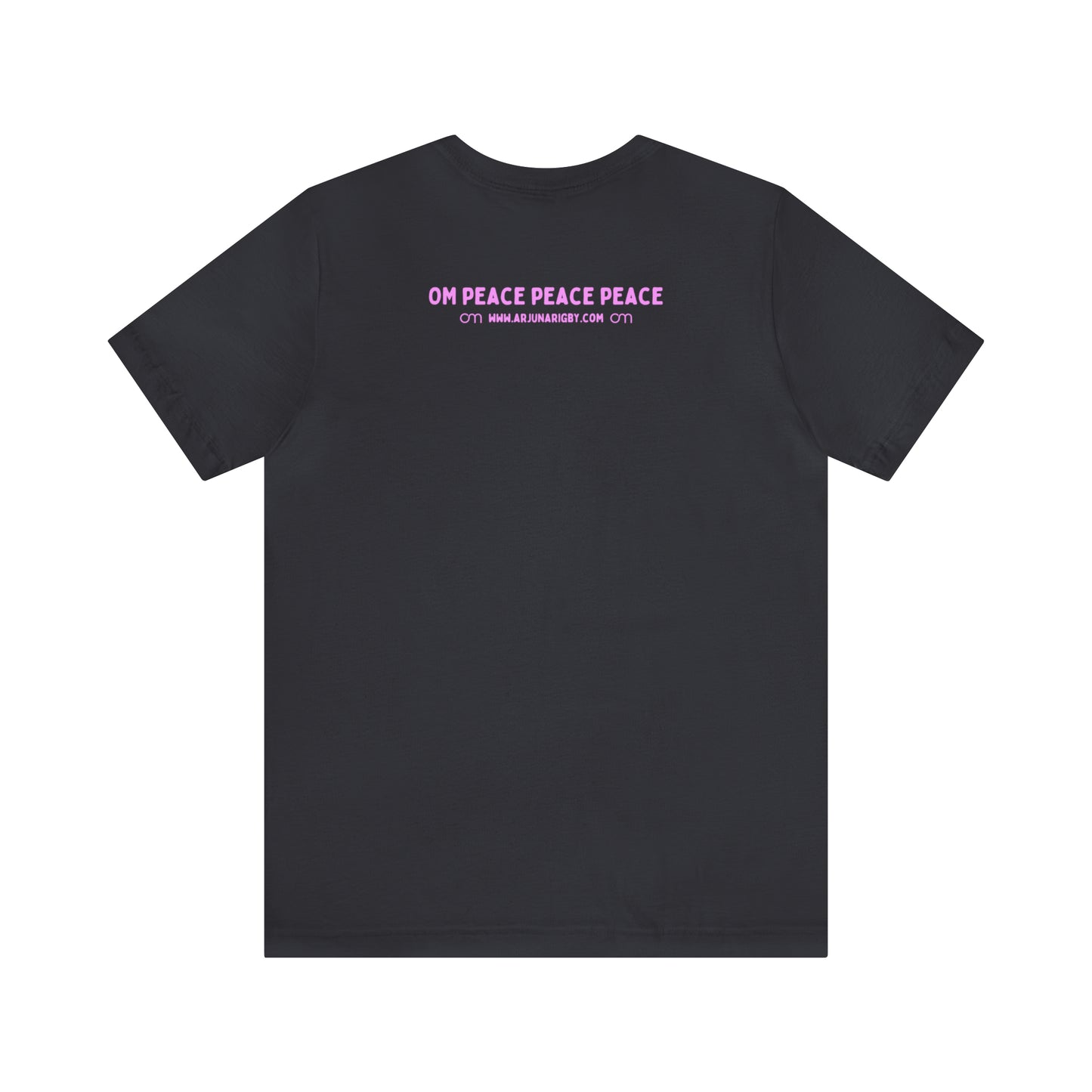 Pink Triangle OM T-Shirt - Arjuna Rigby Art and Lifestyle Store