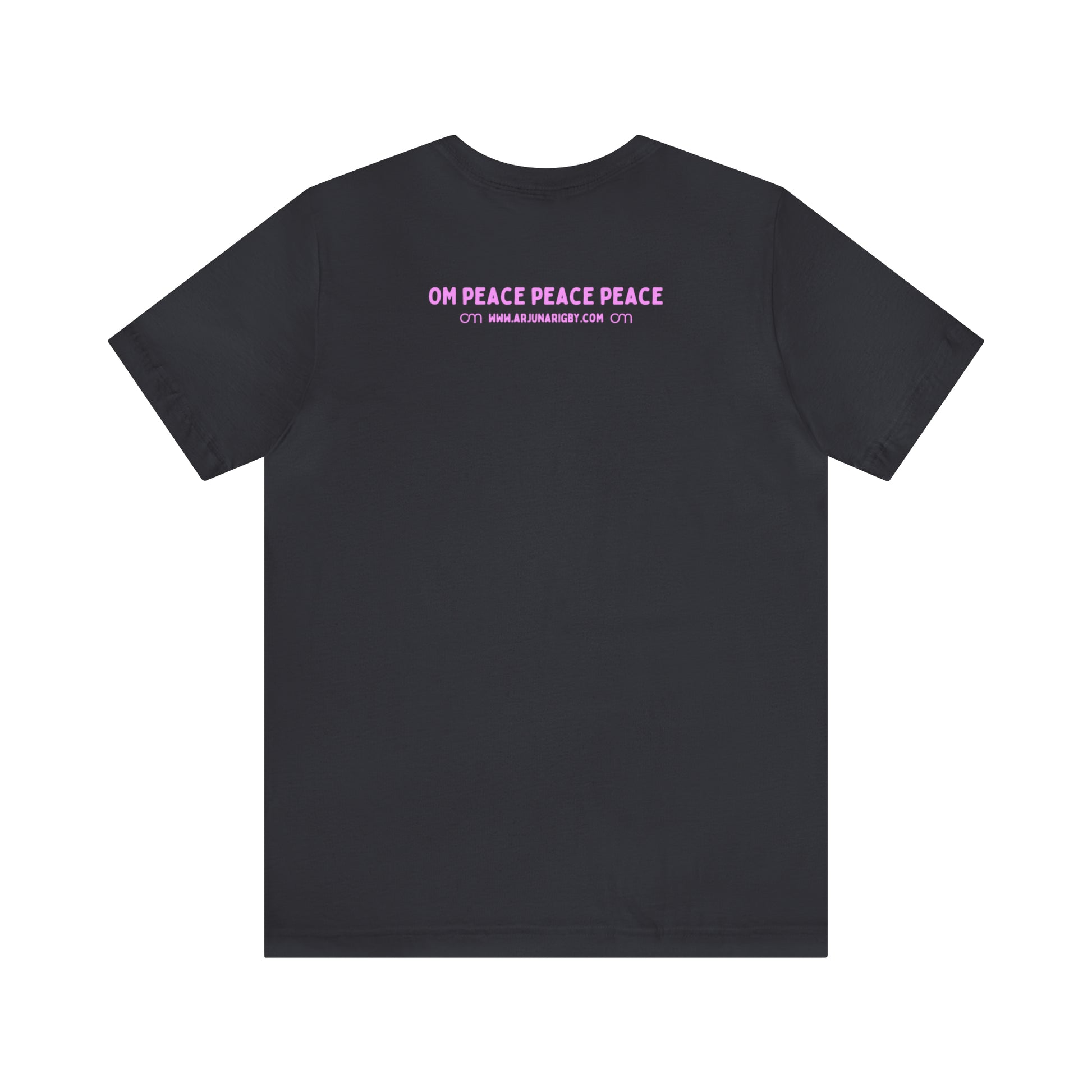 Pink Triangle OM T-Shirt - Arjuna Rigby Art and Lifestyle Store
