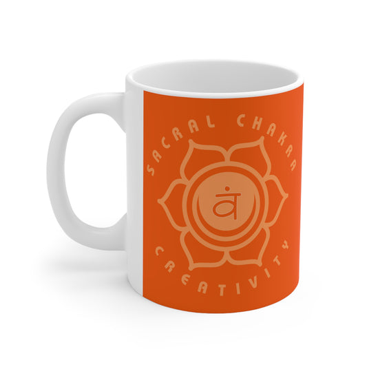 Sacral Chakra Ceramic Mug - Arjuna Rigby Art and Lifestyle Store