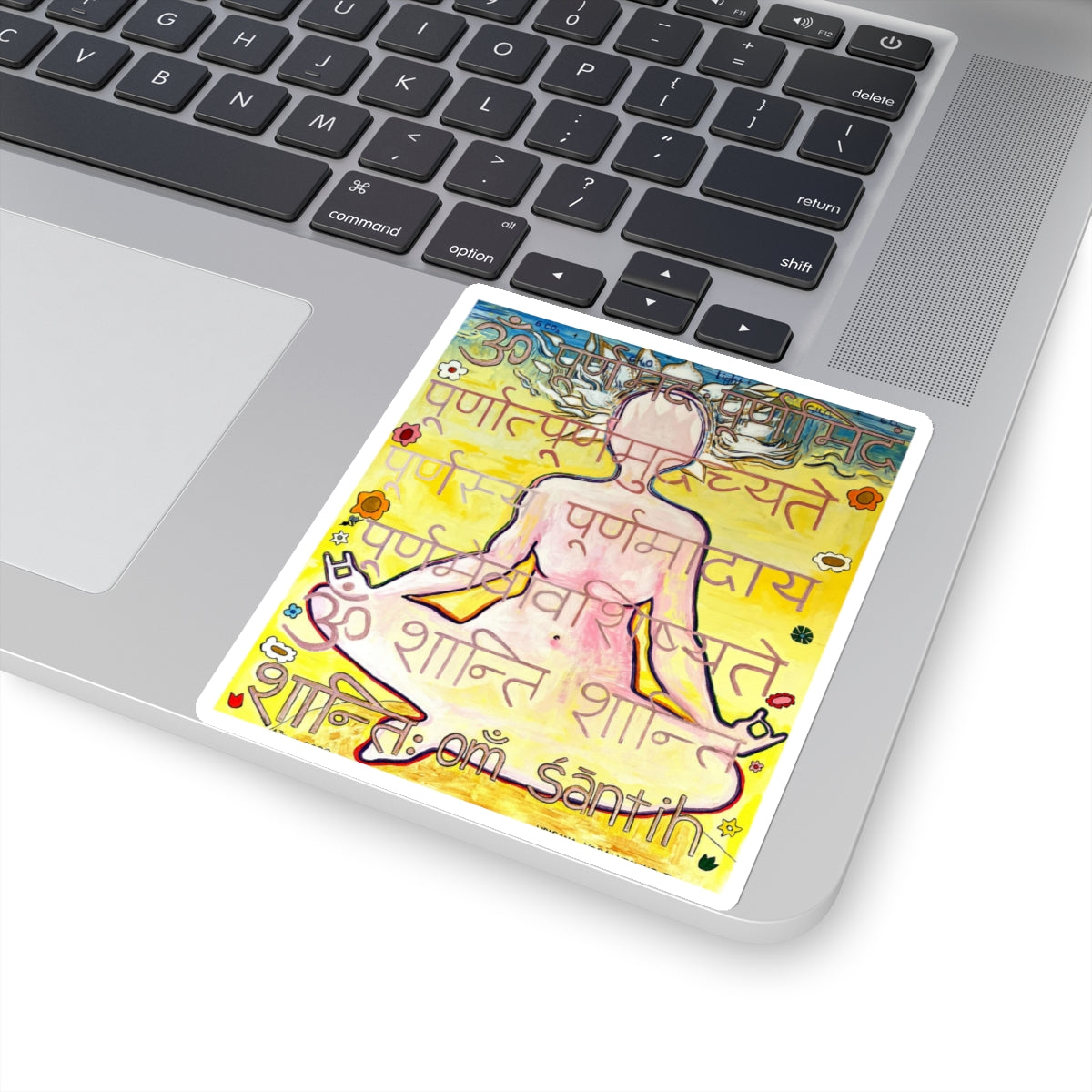 Upasana Yoga Sticker - Arjuna Rigby Art and Lifestyle Store