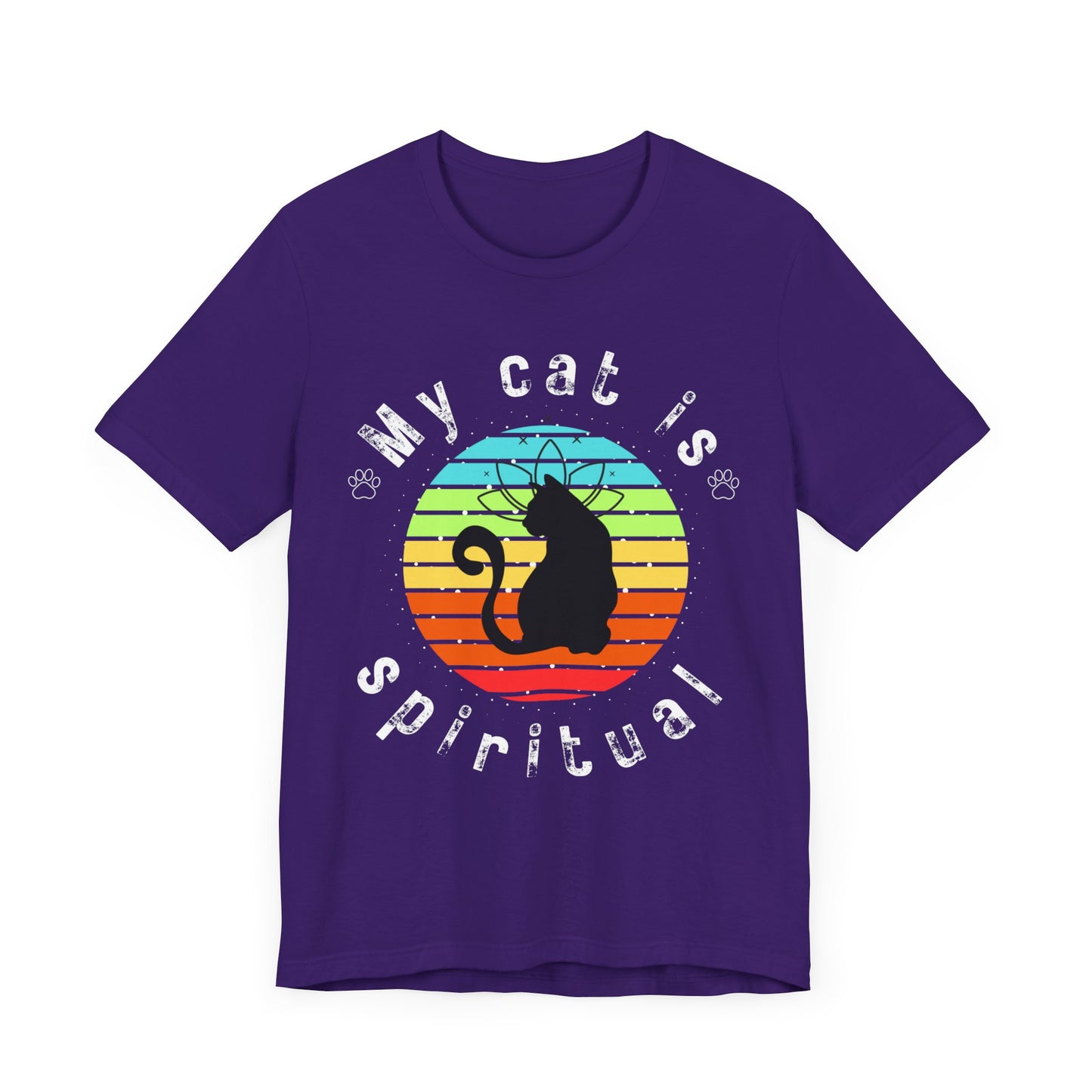 My Cat is Spiritual T-Shirt - Arjuna Rigby Art and Lifestyle Store