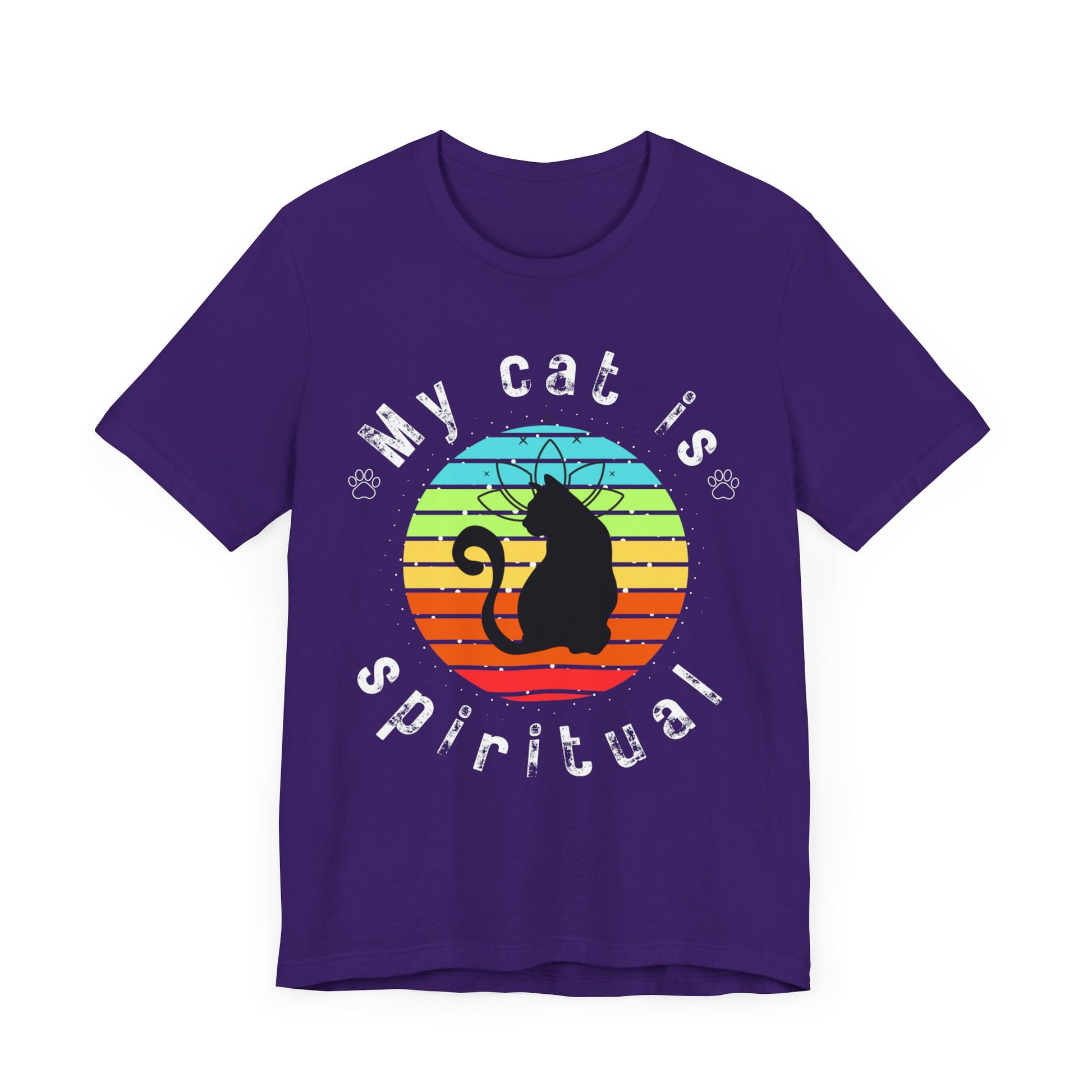 My Cat is Spiritual T-Shirt - Arjuna Rigby Art and Lifestyle Store