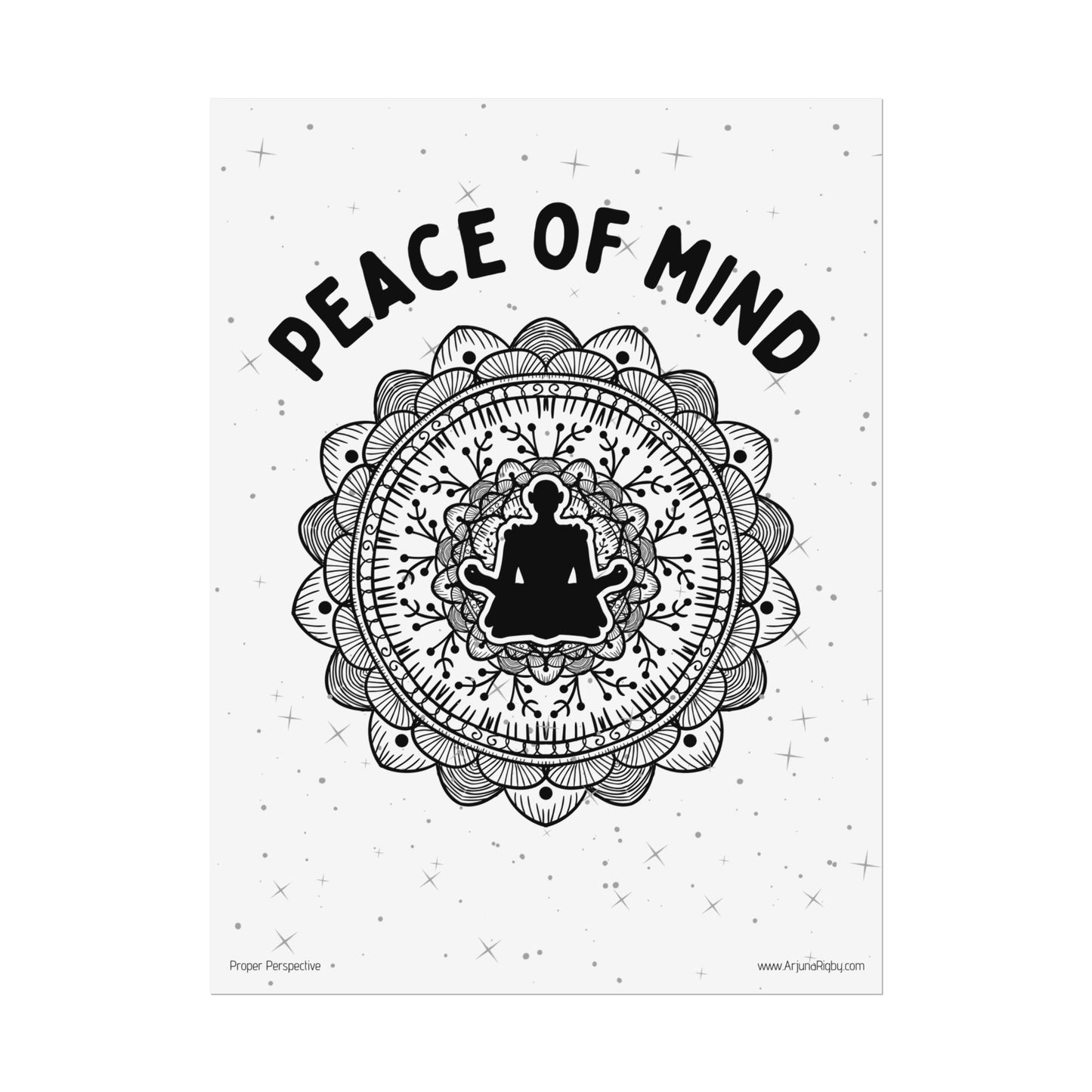 Peace of Mind Fine Art Print white background
