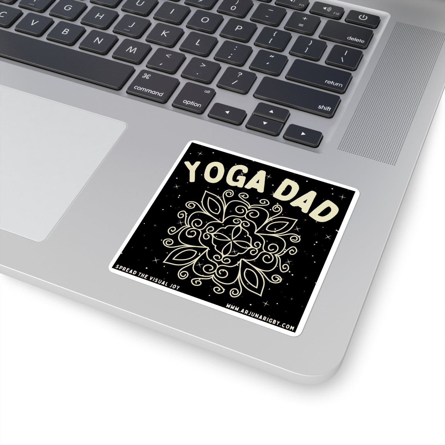 Yoga Dad Sticker - Arjuna Rigby Art and Lifestyle Store