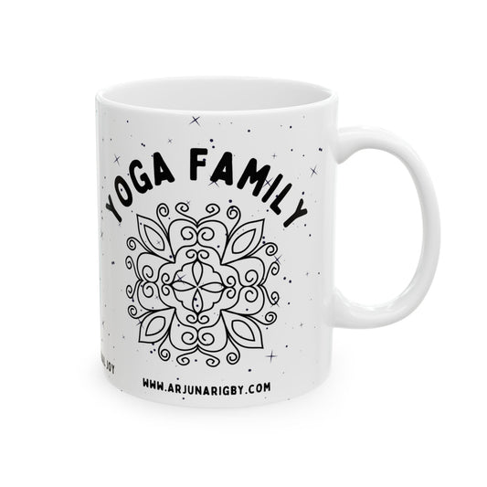 Yoga Family Mug - Arjuna Rigby Art and Lifestyle Store
