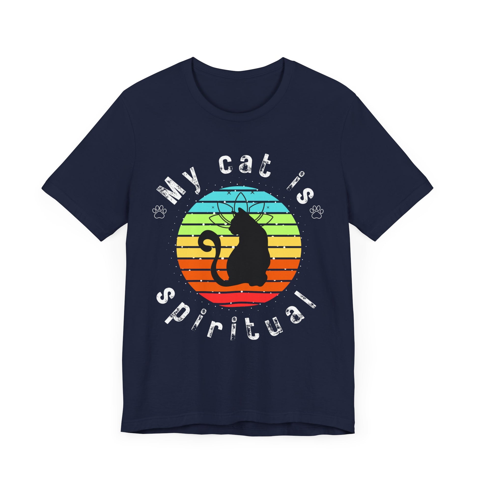 My Cat is Spiritual T-Shirt - Arjuna Rigby Art and Lifestyle Store