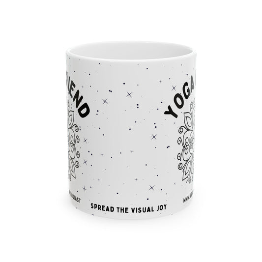 Yoga Friend Mug - Arjuna Rigby Art and Lifestyle Store
