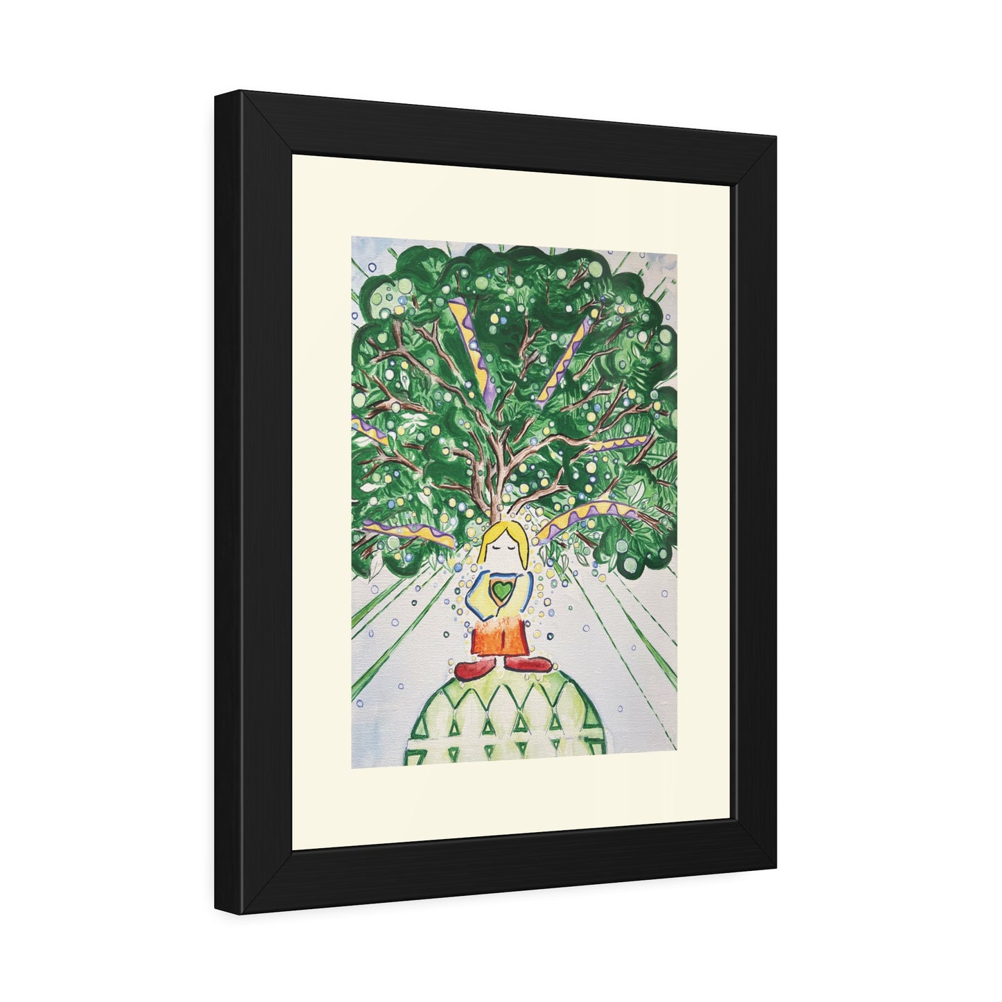 I Know the Trees Love Me Framed Fine Art Print