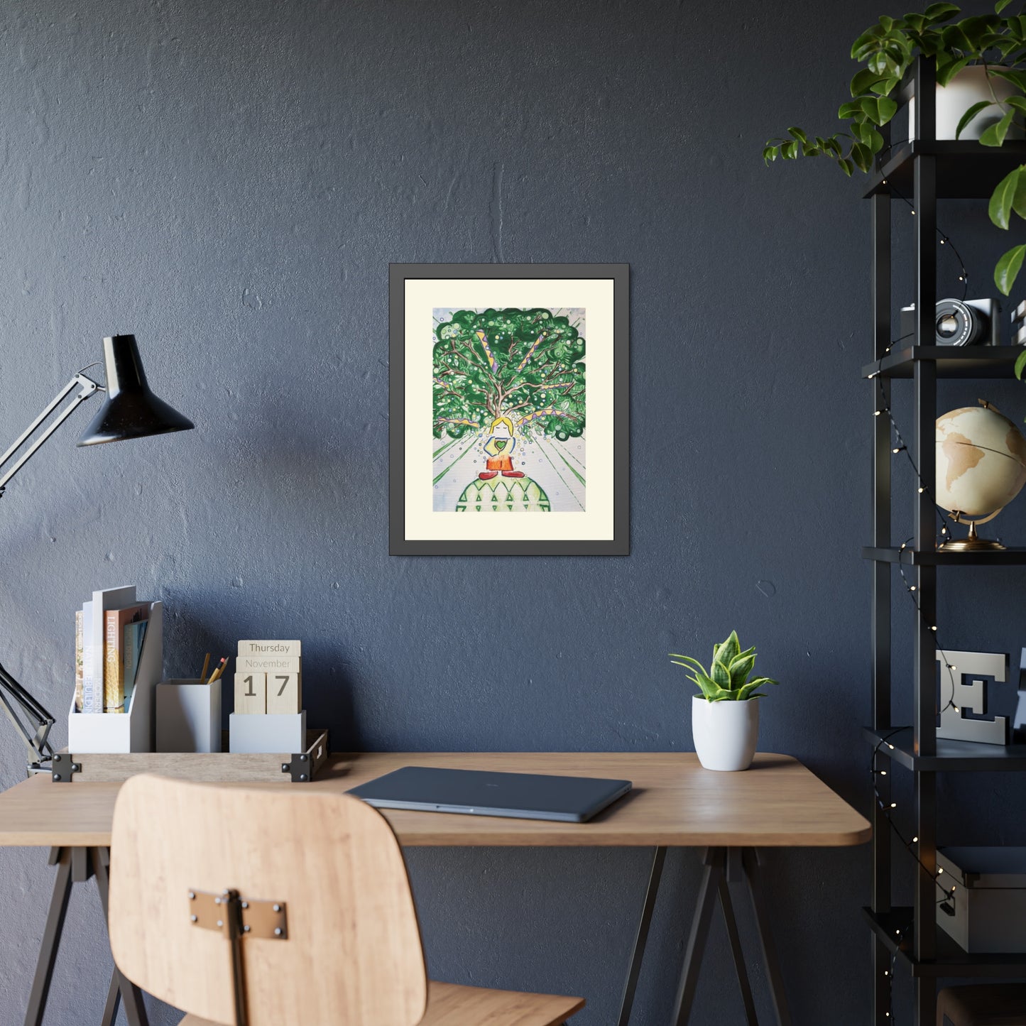 I Know the Trees Love Me Framed Fine Art Print