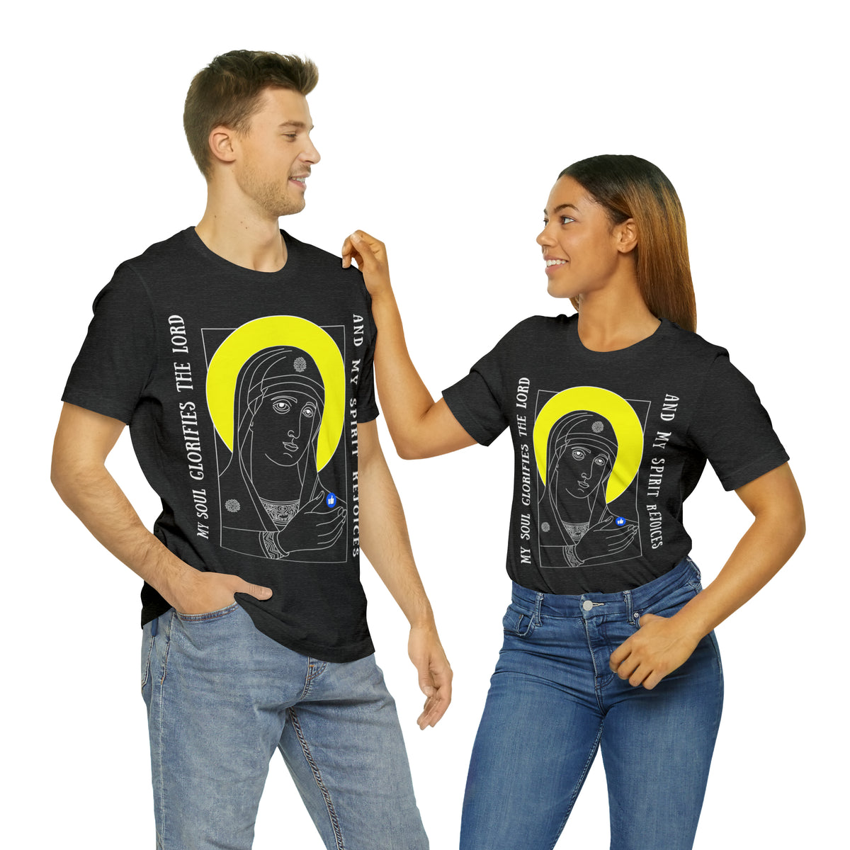 My Soul Glorifies the Lord & My Spirit Rejoices T-Shirt - Arjuna Rigby Art and Lifestyle Store