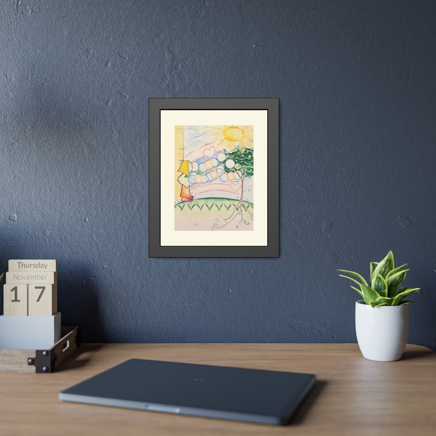 And Together We Grow Framed Fine Art Print