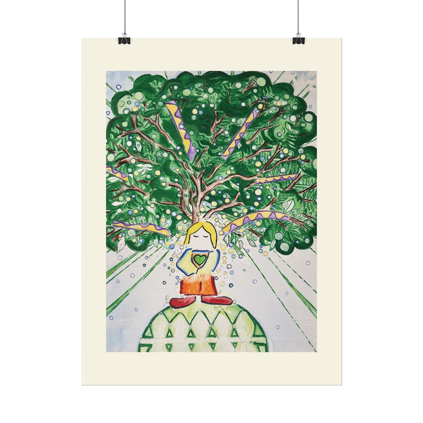 I Know the Trees Love Me Rolled Fine Art Print