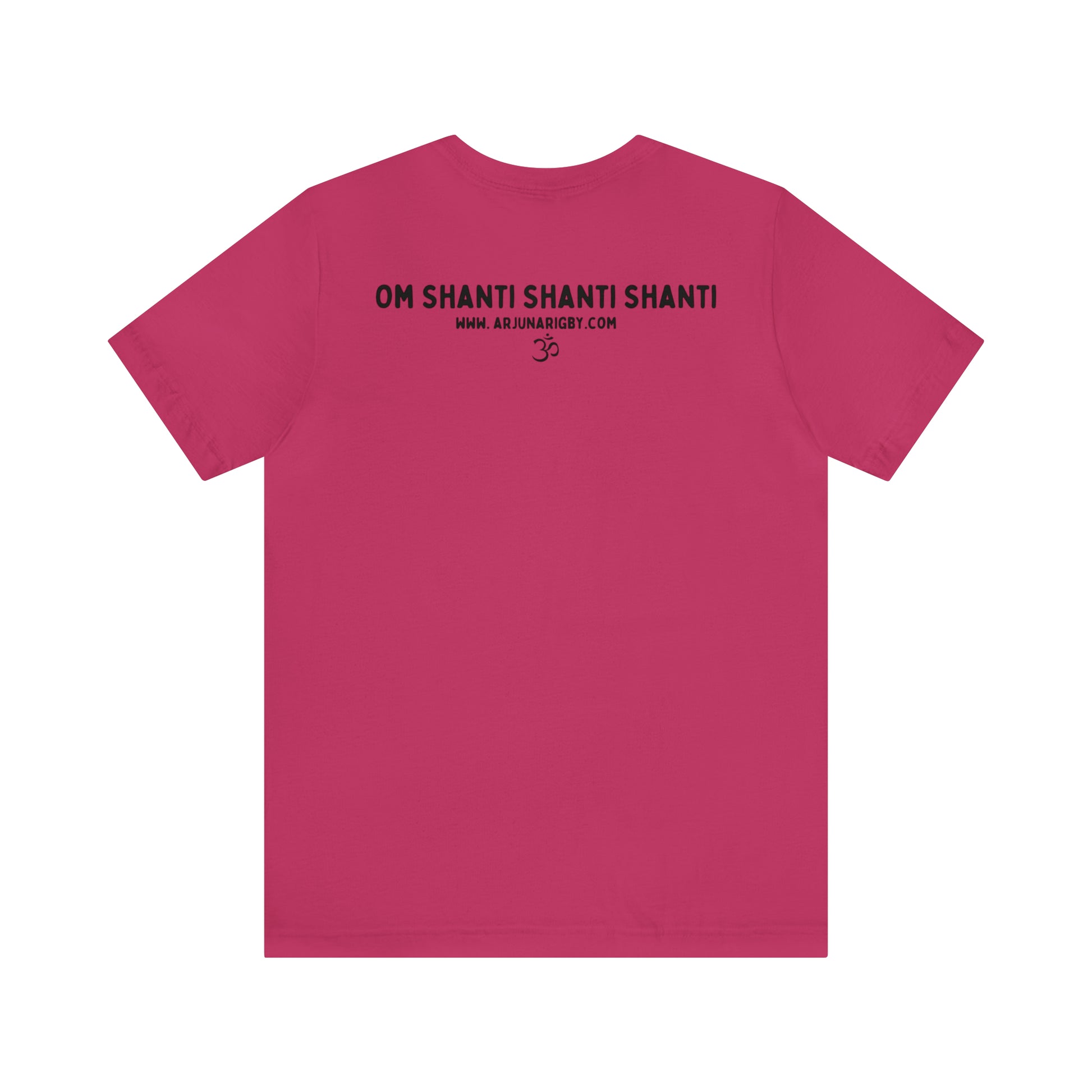 Pink Triangle OM T-Shirt - Arjuna Rigby Art and Lifestyle Store