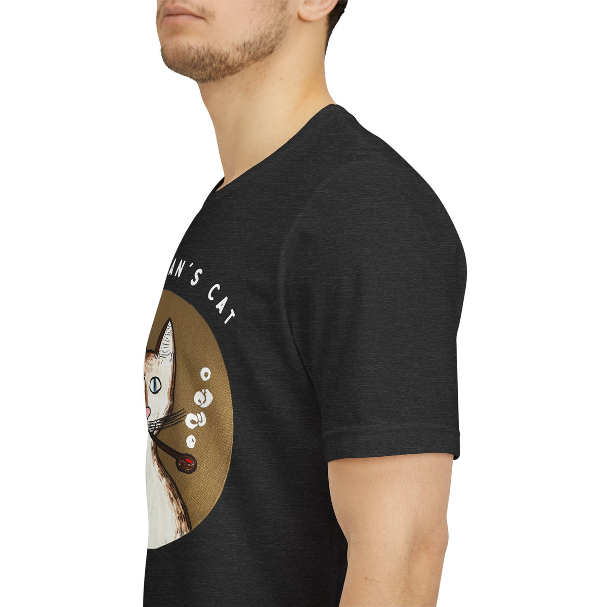 Gentleman's Cat T-Shirt - Arjuna Rigby Art and Lifestyle Store