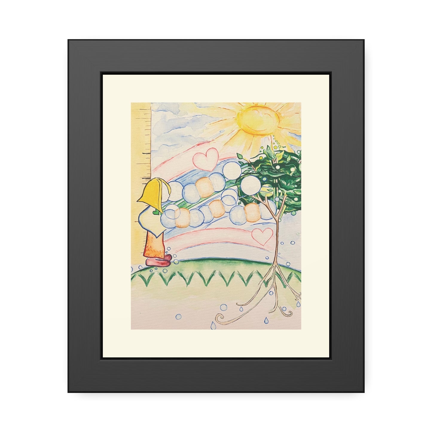 And Together We Grow Framed Fine Art Print
