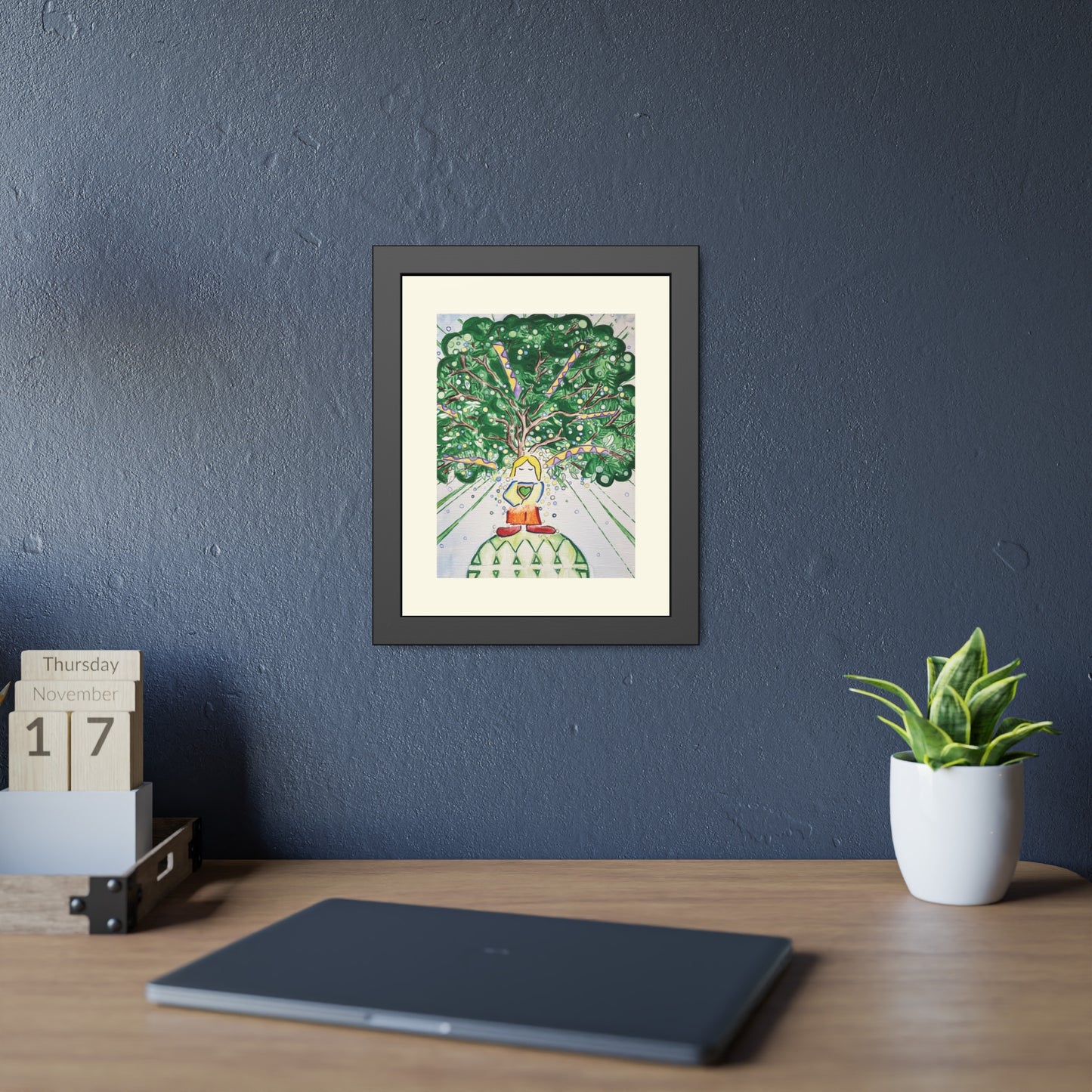 I Know the Trees Love Me Framed Fine Art Print