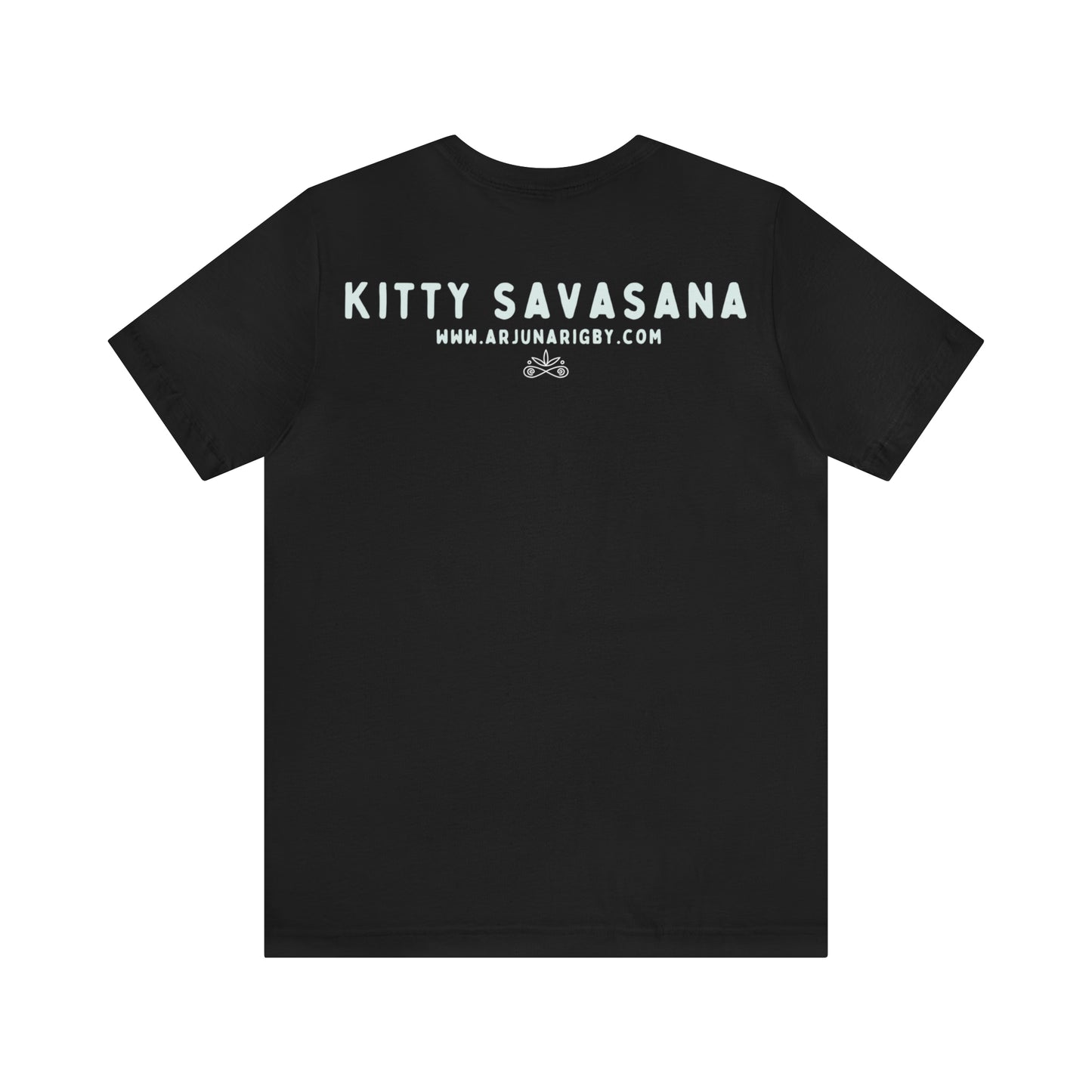 Kitty Savasana - Classic T-Shirt - Arjuna Rigby Art and Lifestyle Store