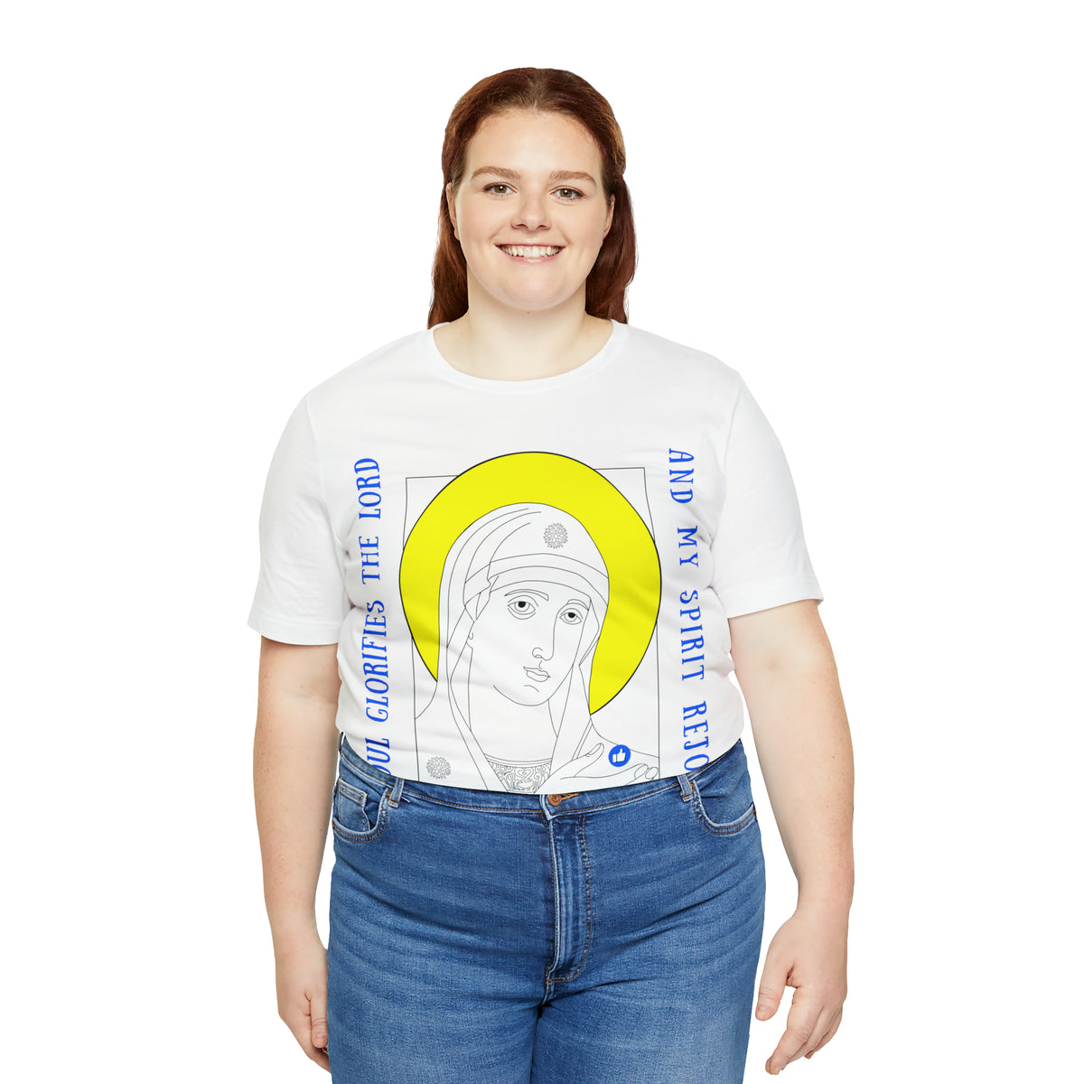 My Soul Glorifies the Lord & My Spirit Rejoices T-Shirt - Arjuna Rigby Art and Lifestyle Store