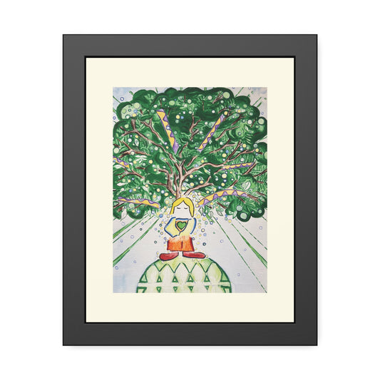 I Know the Trees Love Me Framed Fine Art Print