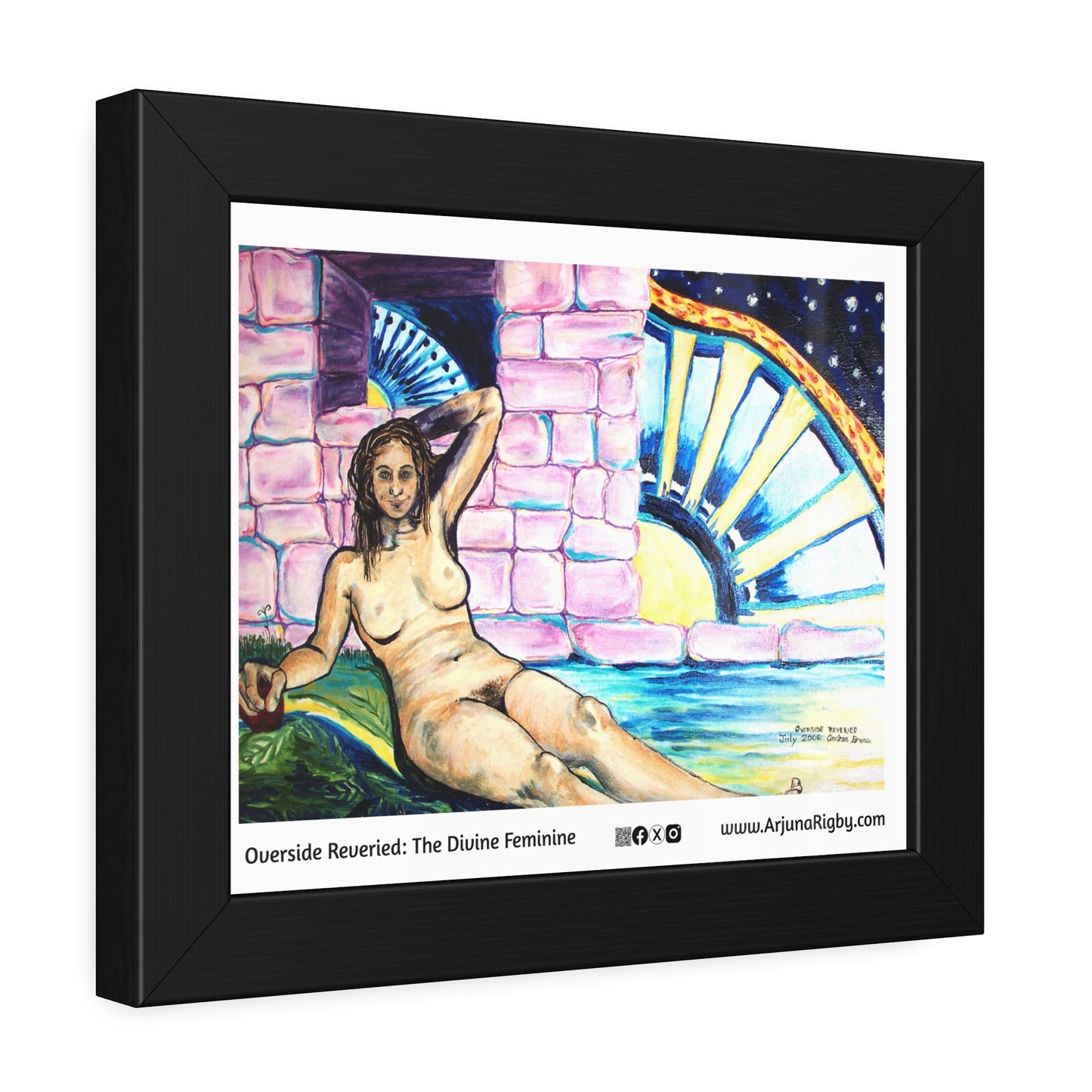 Overside Reveried The Divine Feminine Framed Fine Art Poster