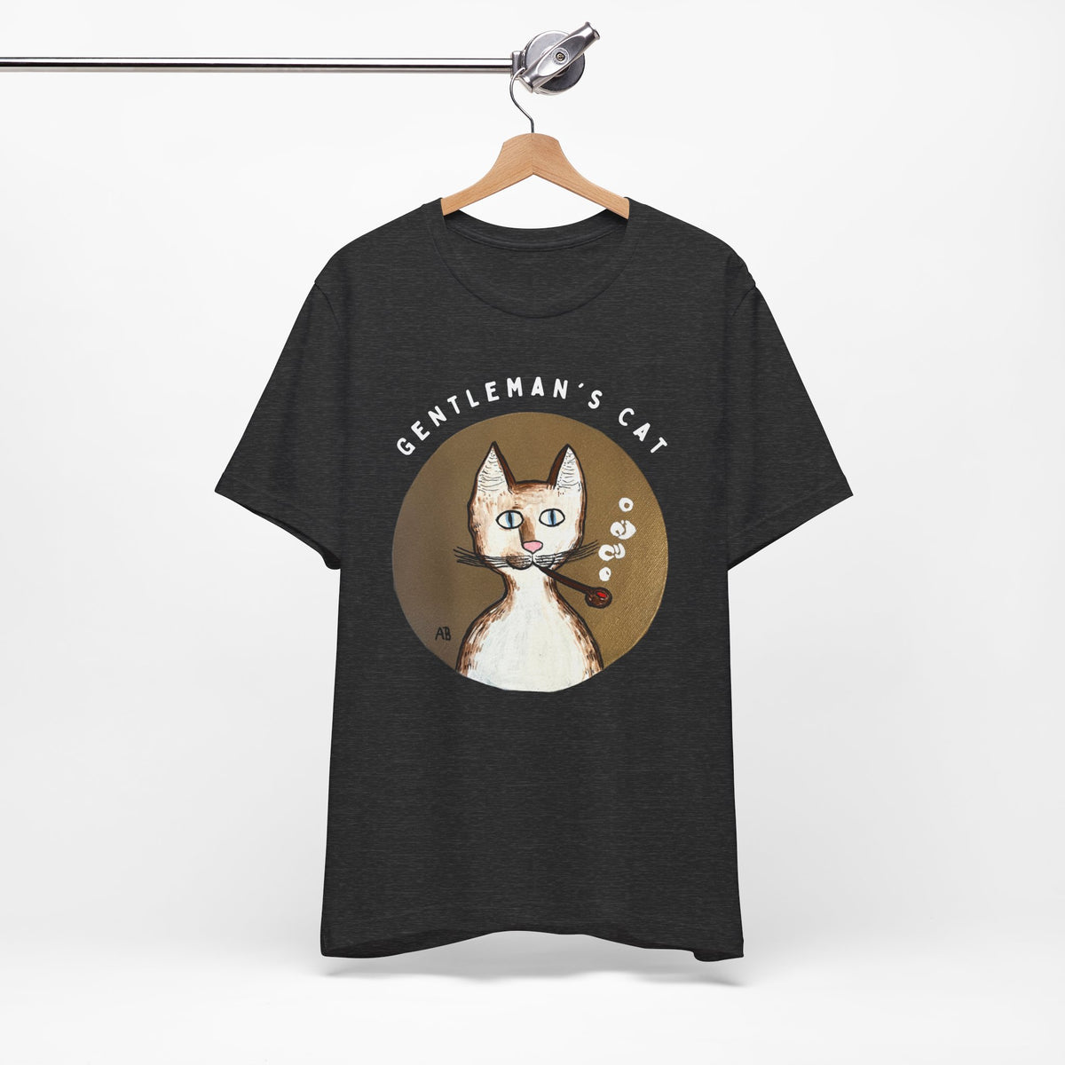 Gentleman's Cat T-Shirt - Arjuna Rigby Art and Lifestyle Store