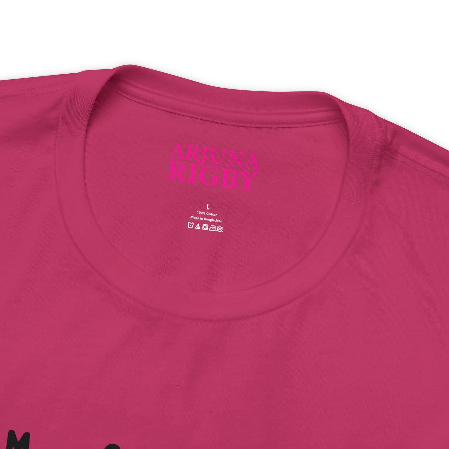 Pink Triangle OM T-Shirt - Arjuna Rigby Art and Lifestyle Store