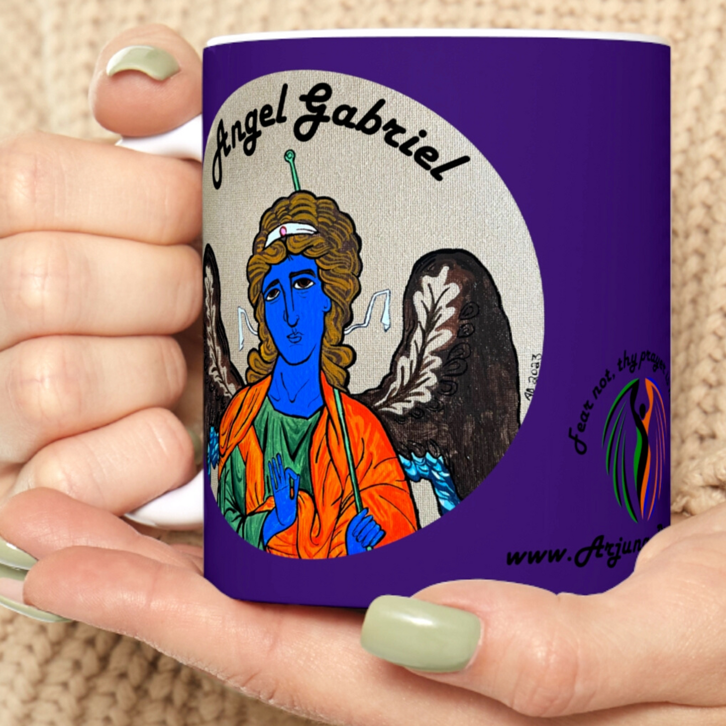Angel Gabriel Mug - Arjuna Rigby Art and Lifestyle Store