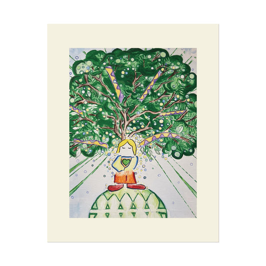 I Know the Trees Love Me Rolled Fine Art Print