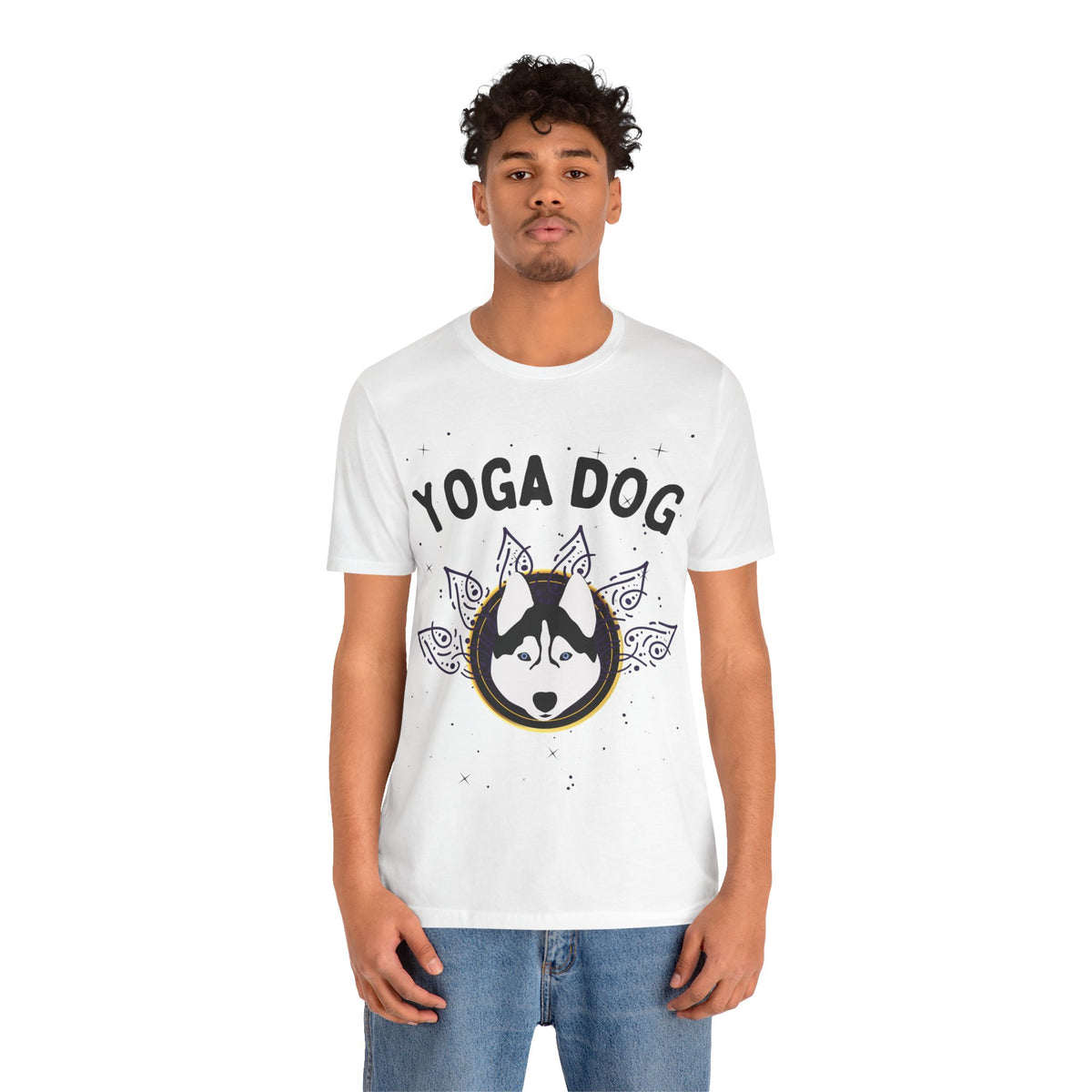Yoga Dog T-Shirt - Arjuna Rigby Art and Lifestyle Store