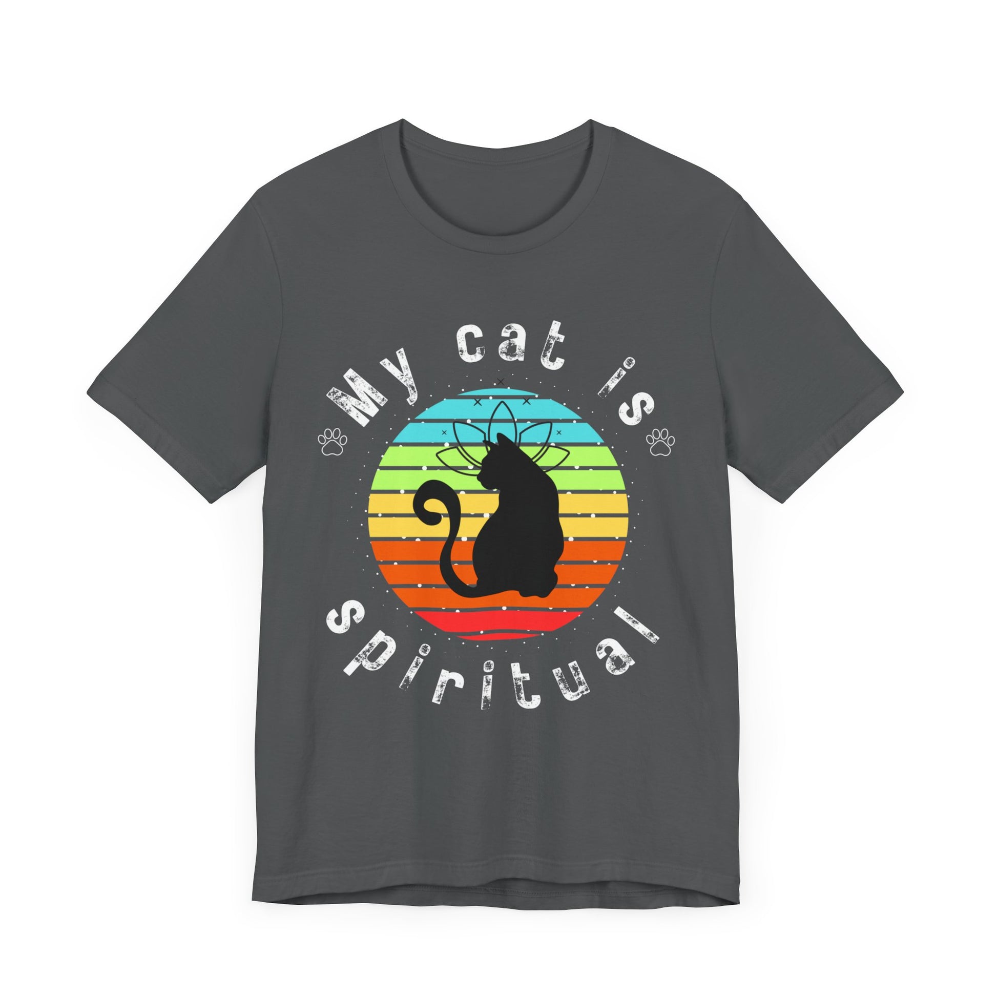 My Cat is Spiritual T-Shirt - Arjuna Rigby Art and Lifestyle Store