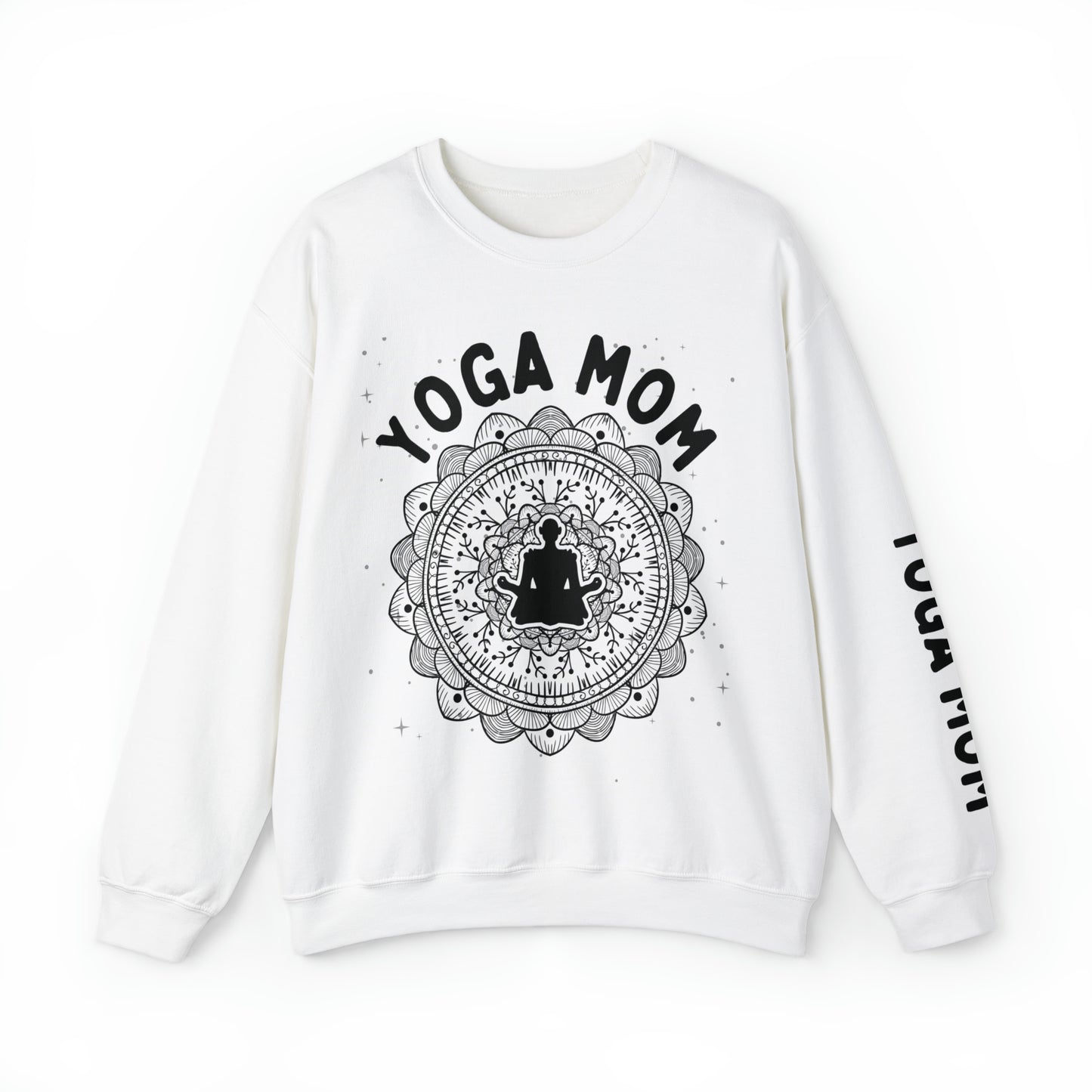 Yoga Mom Crewneck Sweatshirt - Arjuna Rigby Art and Lifestyle Store