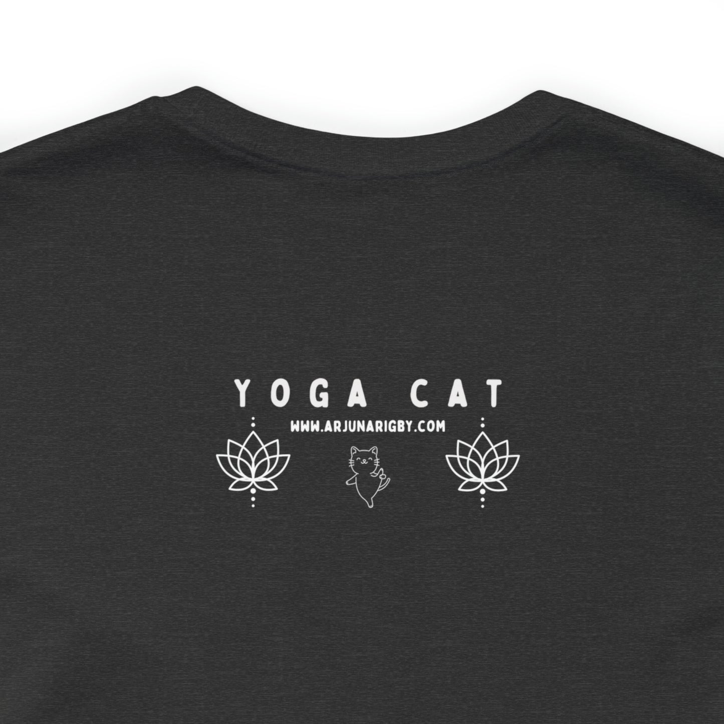 Yoga Cat T-Shirt - Arjuna Rigby Art and Lifestyle Store
