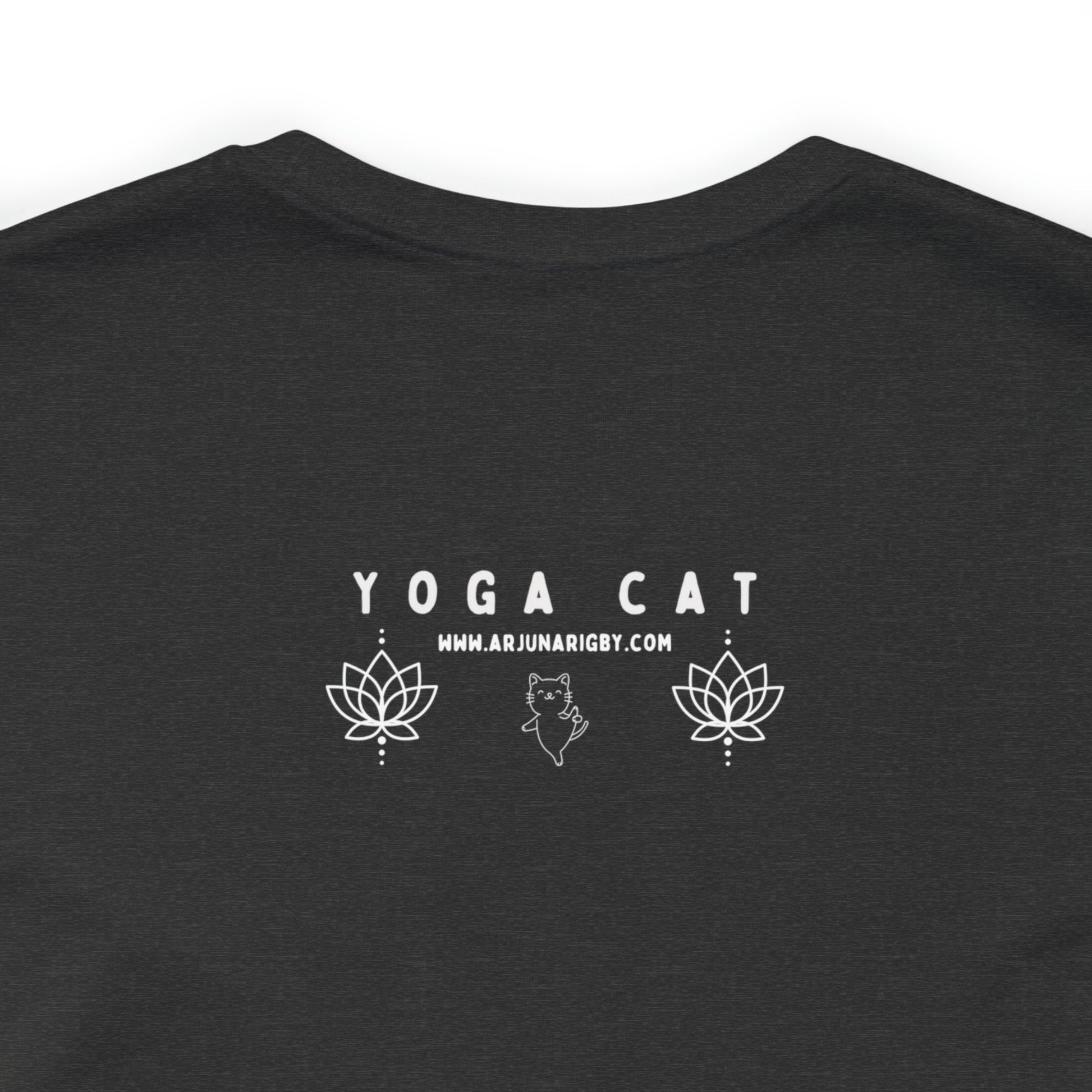 Yoga Cat T-Shirt - Arjuna Rigby Art and Lifestyle Store