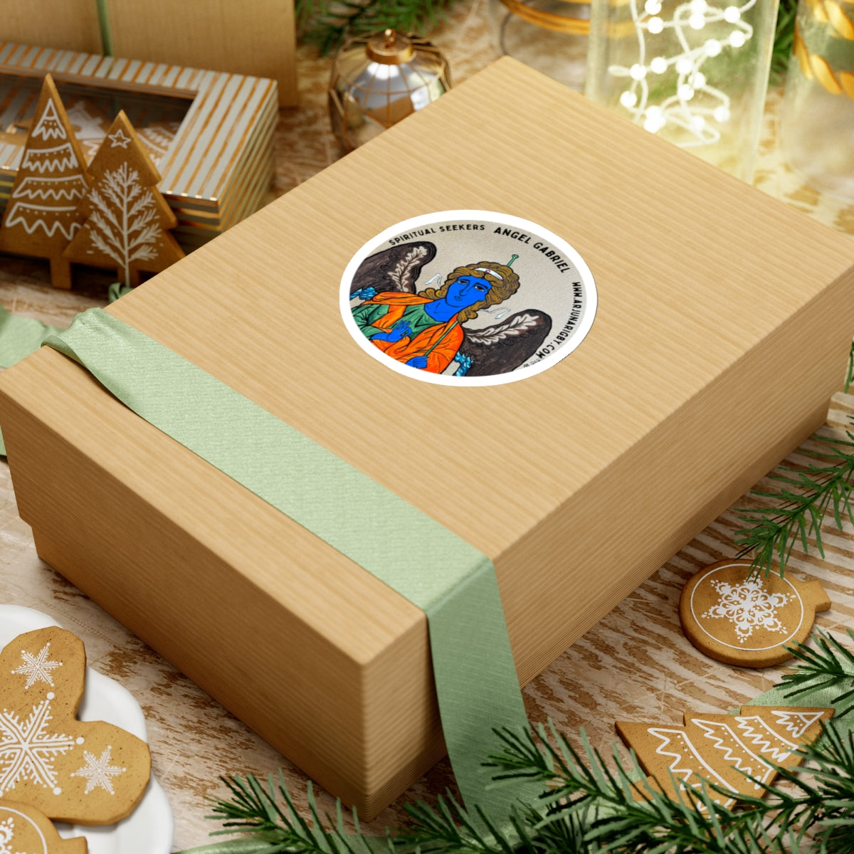 Angel Gabriel Sticker - Arjuna Rigby Art and Lifestyle Store