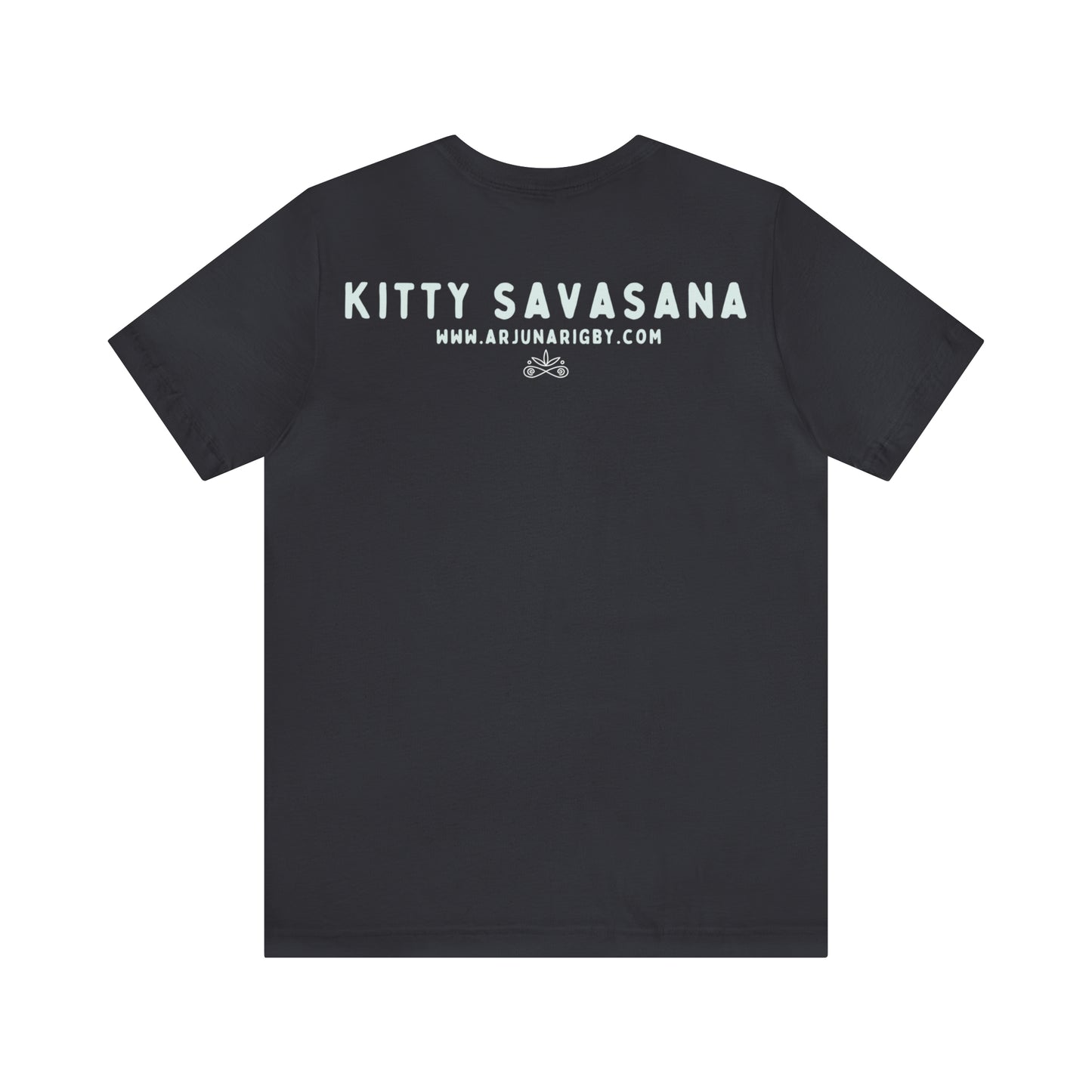 Kitty Savasana - Classic T-Shirt - Arjuna Rigby Art and Lifestyle Store