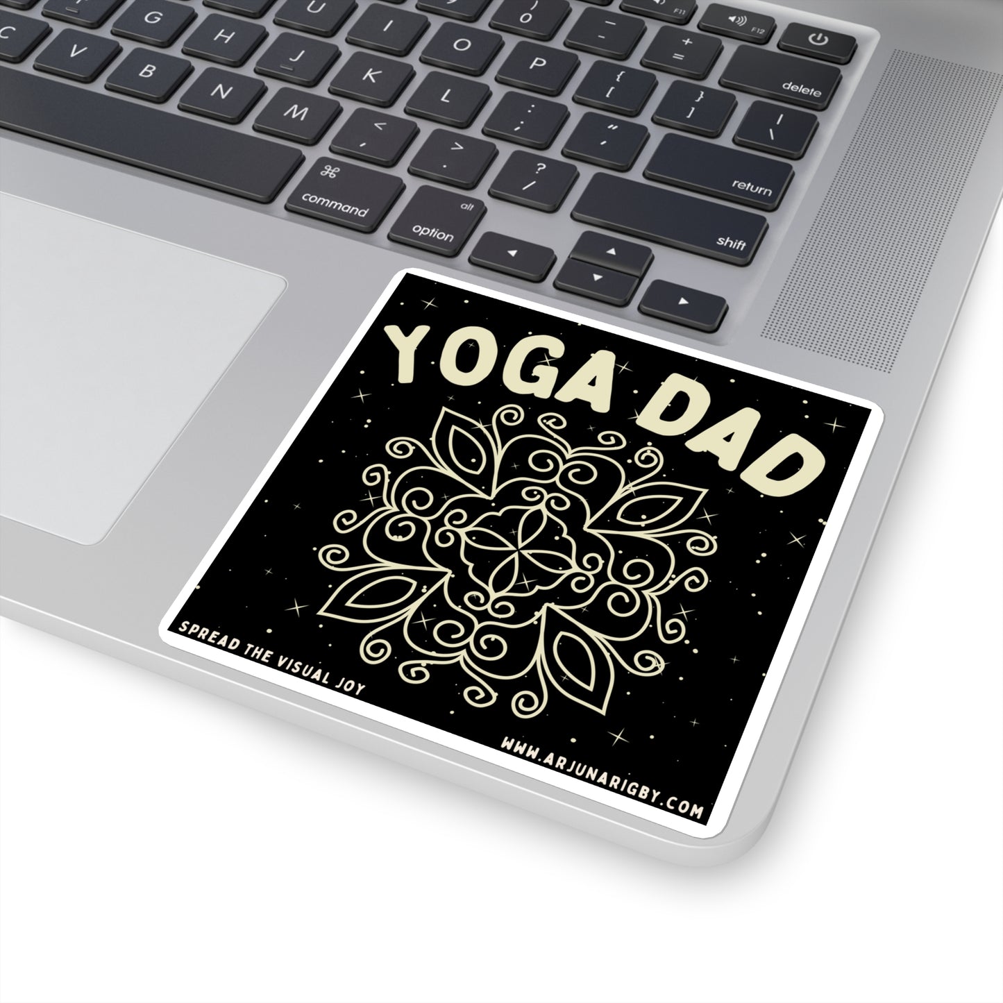Yoga Dad Sticker - Arjuna Rigby Art and Lifestyle Store