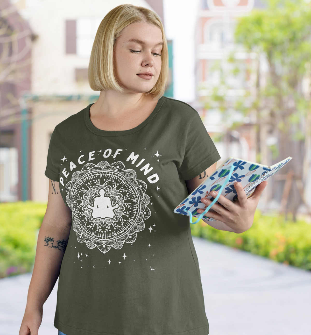 Peace of Mind T-Shirt - Arjuna Rigby Art and Lifestyle Store