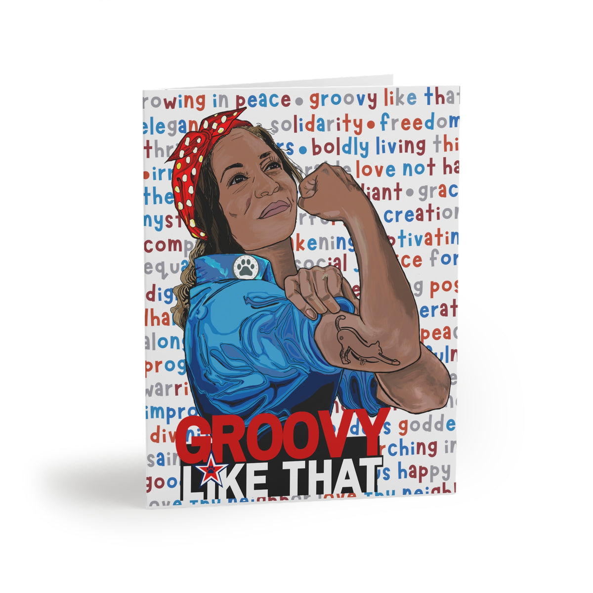 Groovy Greeting Card - Arjuna Rigby Art and Lifestyle Store