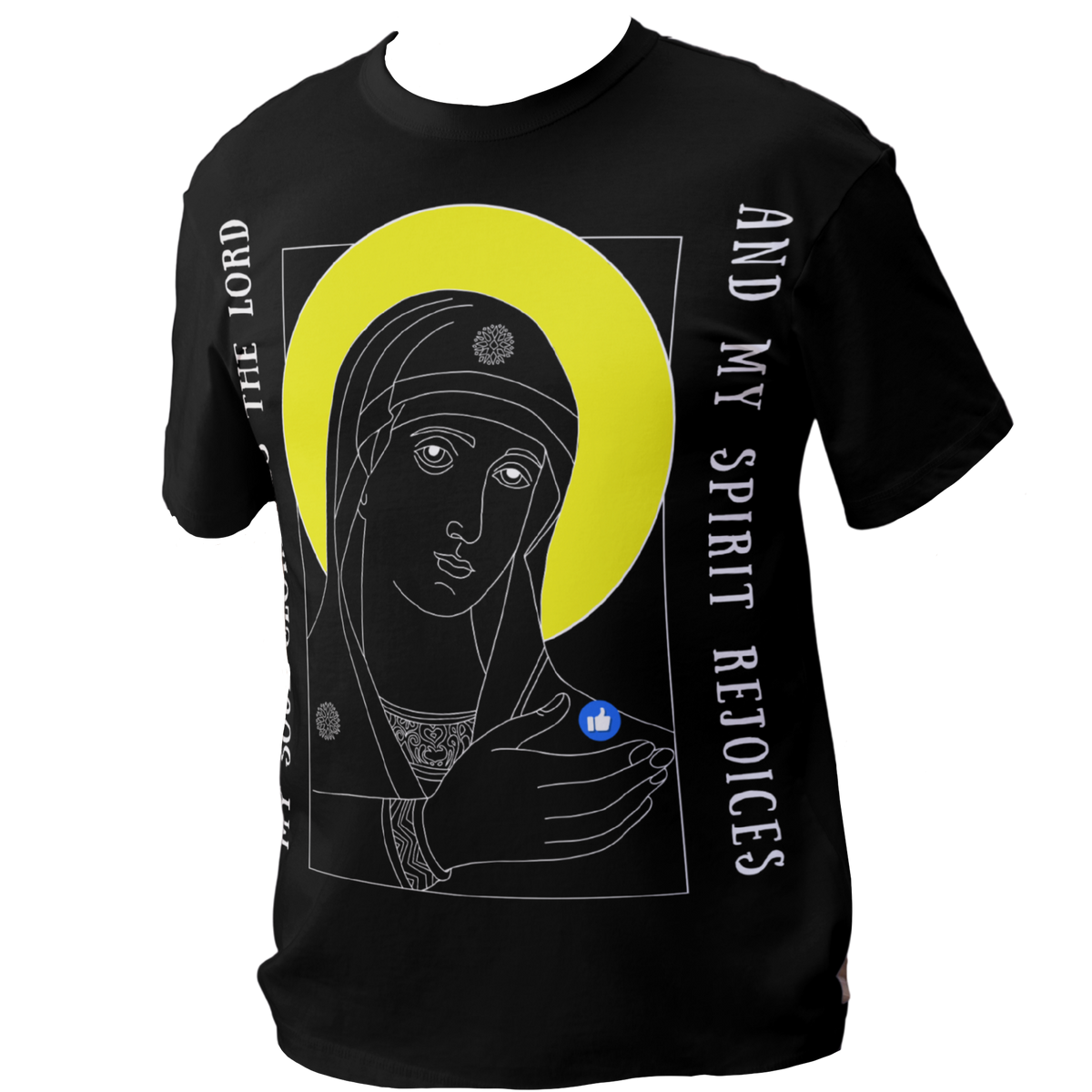 My Soul Glorifies the Lord & My Spirit Rejoices T-Shirt - Arjuna Rigby Art and Lifestyle Store