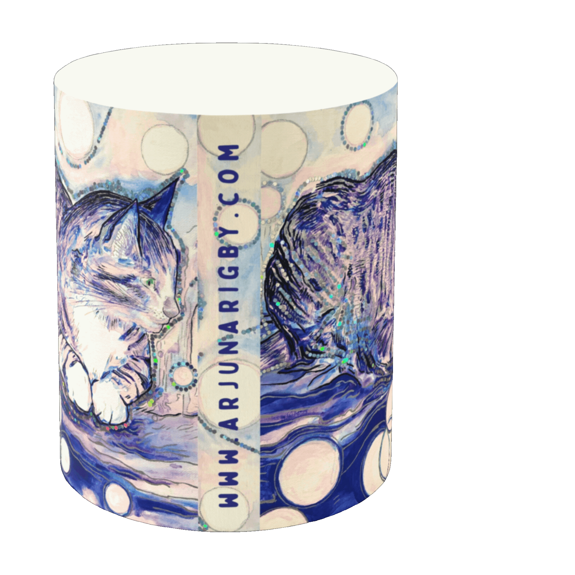 Cat Vibes - Mug - Arjuna Rigby Art and Lifestyle Store