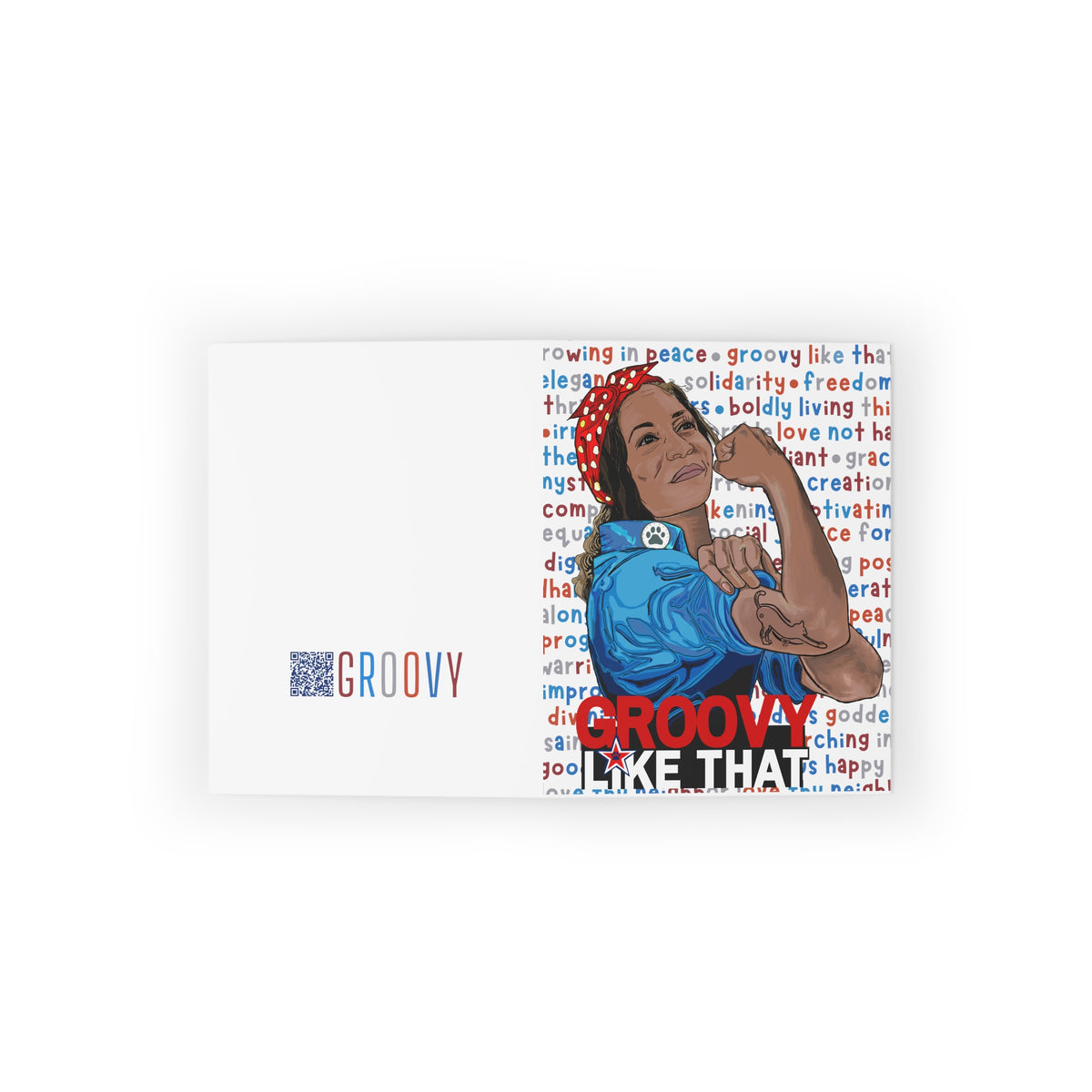 Groovy Greeting Card - Arjuna Rigby Art and Lifestyle Store