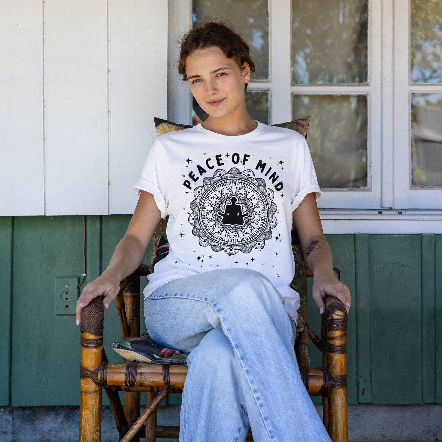 Peace of Mind T-Shirt - Arjuna Rigby Art and Lifestyle Store