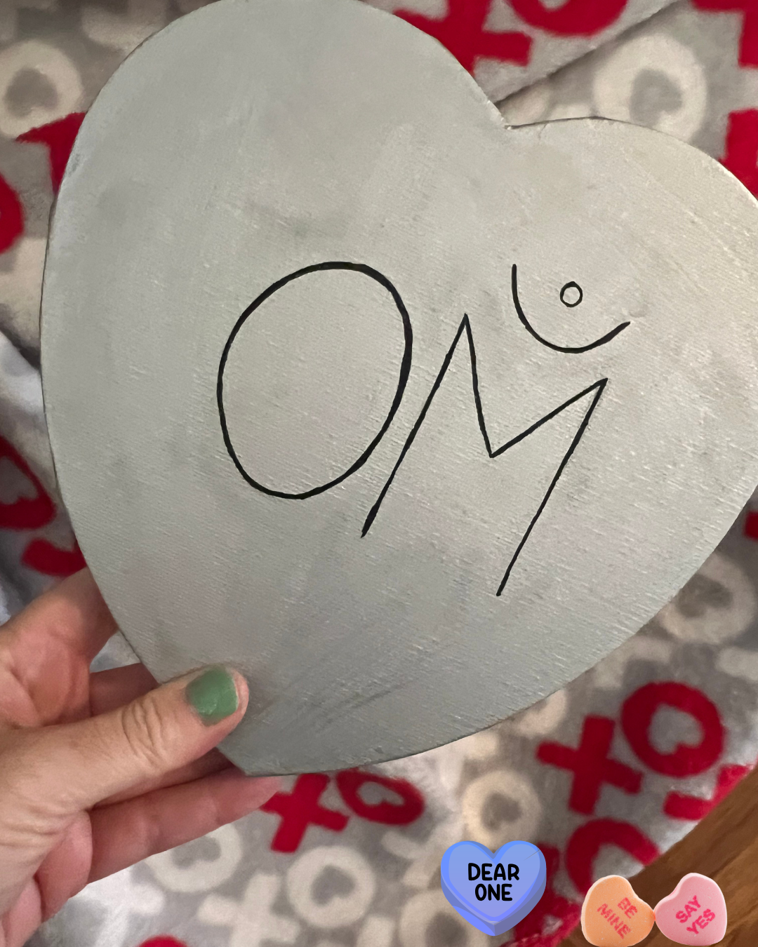 OM Conversation Heart