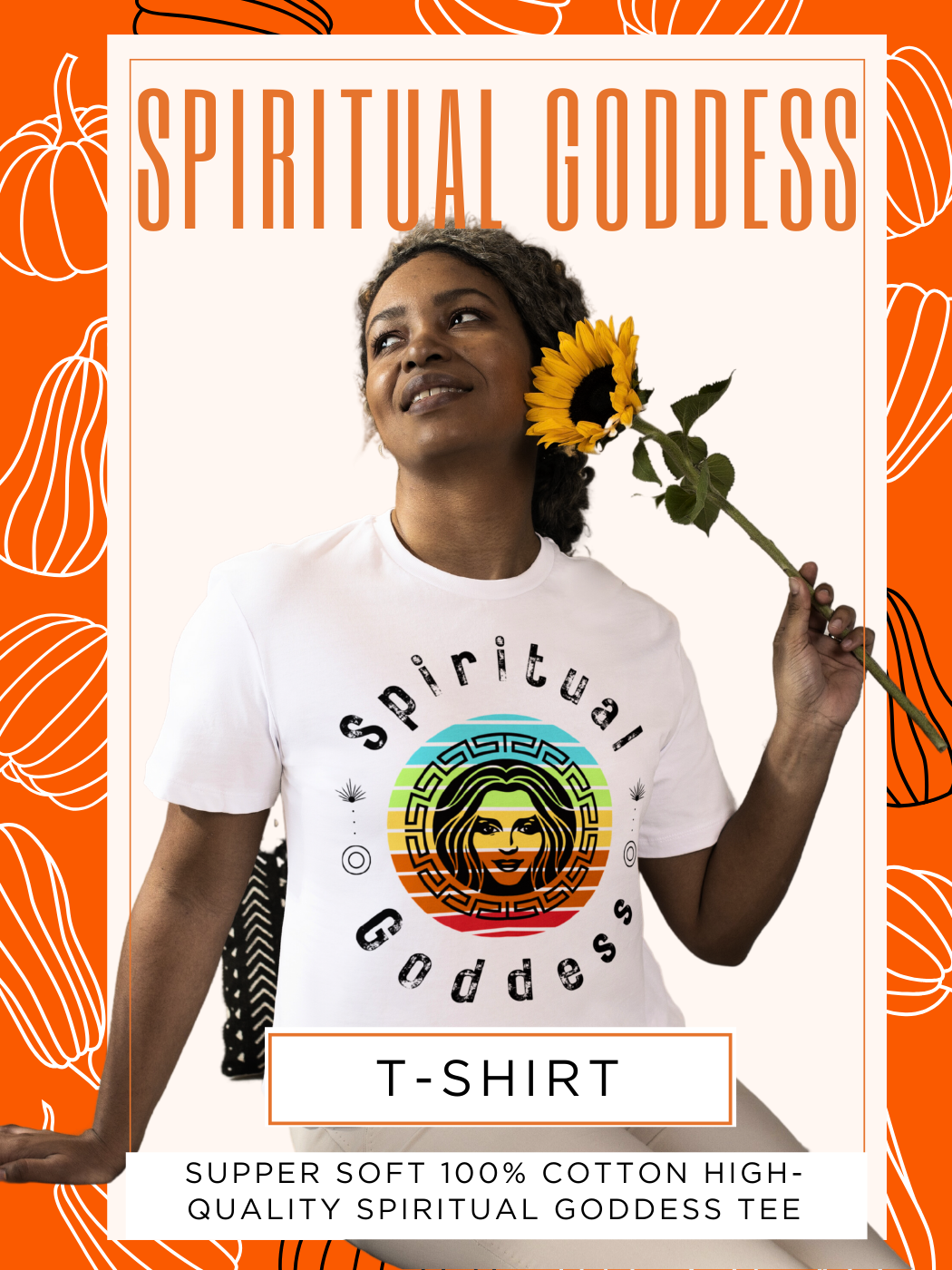 Spiritual Goddess T-Shirt - Arjuna Rigby Art and Lifestyle Store